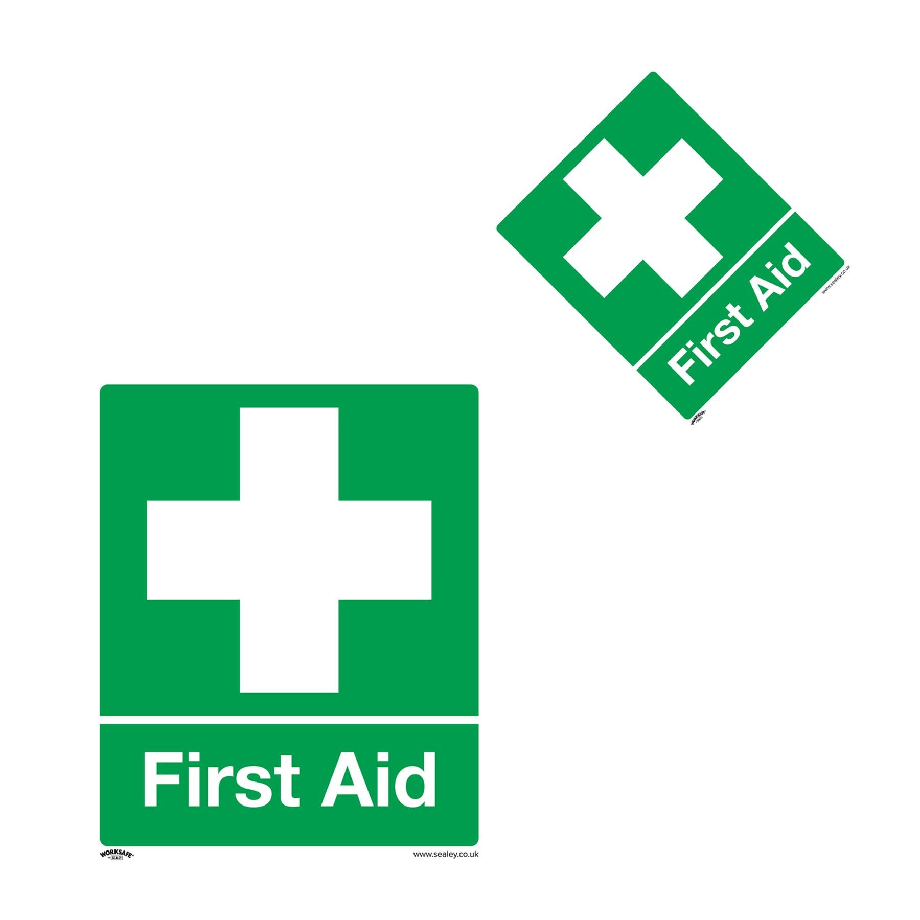 Safety Sign - First Aid - Rigid Plastic