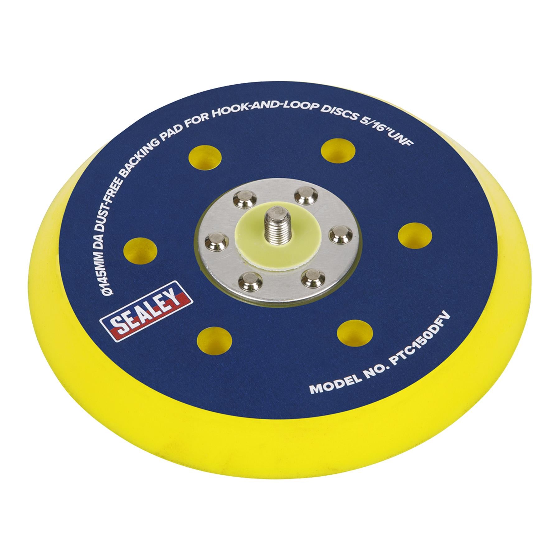 Sealey Dust-Free Backing Pad for Hook-and-Loop Discs 145mm 5/16"UNF