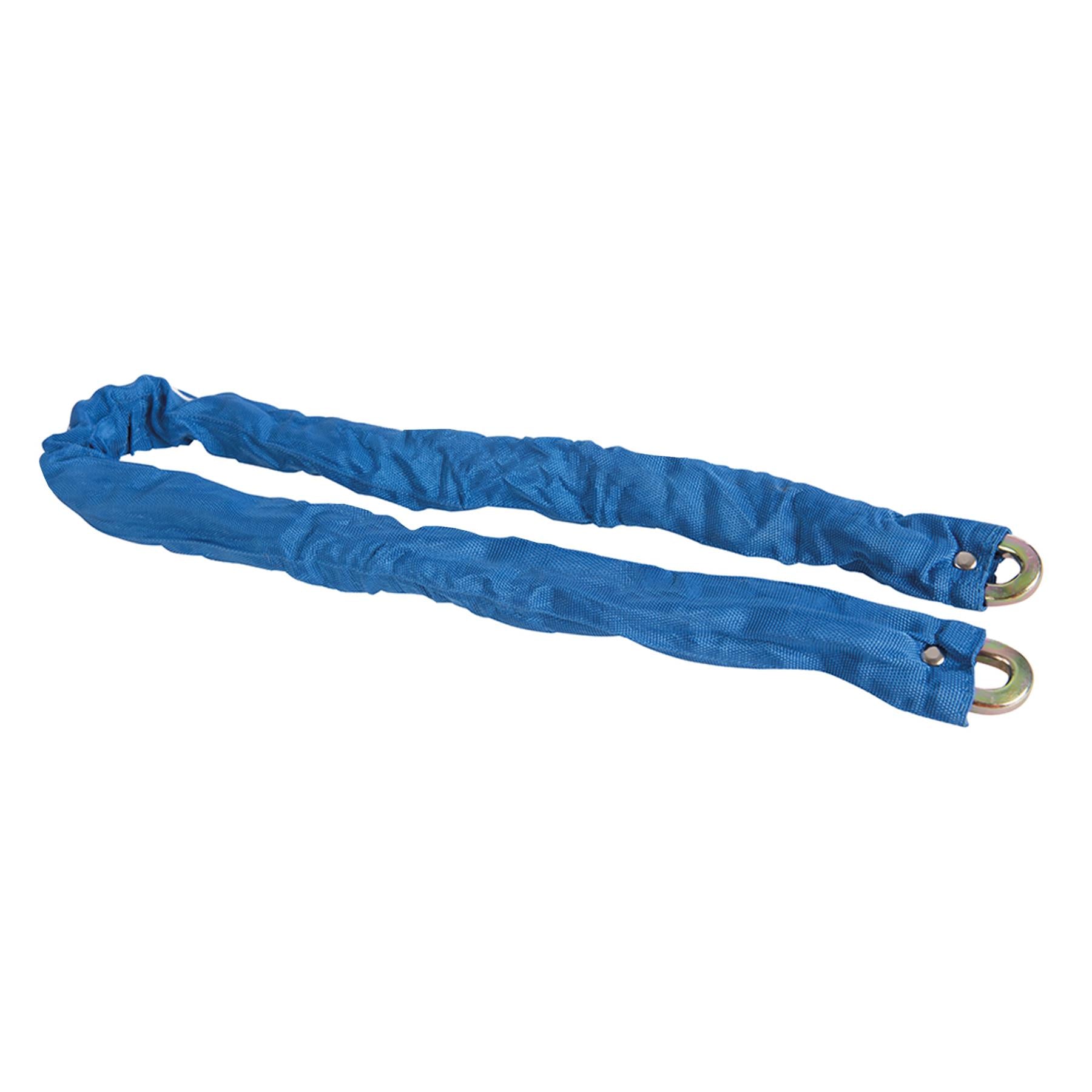 Sleeved High Security Chain - 1200mm 10mm Thick Hardened Steel Links Heavy Duty