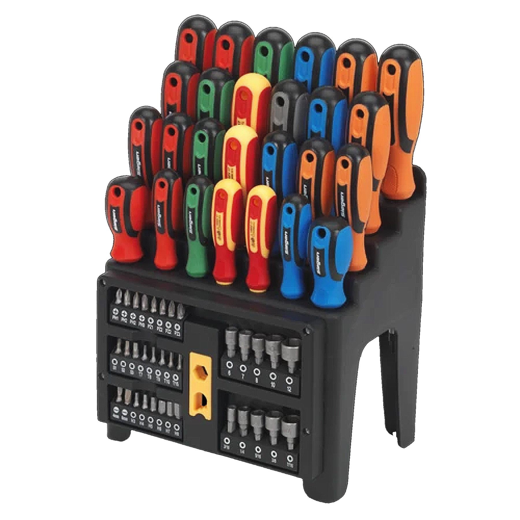 Sealey Screwdriver, Bit & Nut Driver Set 61pc