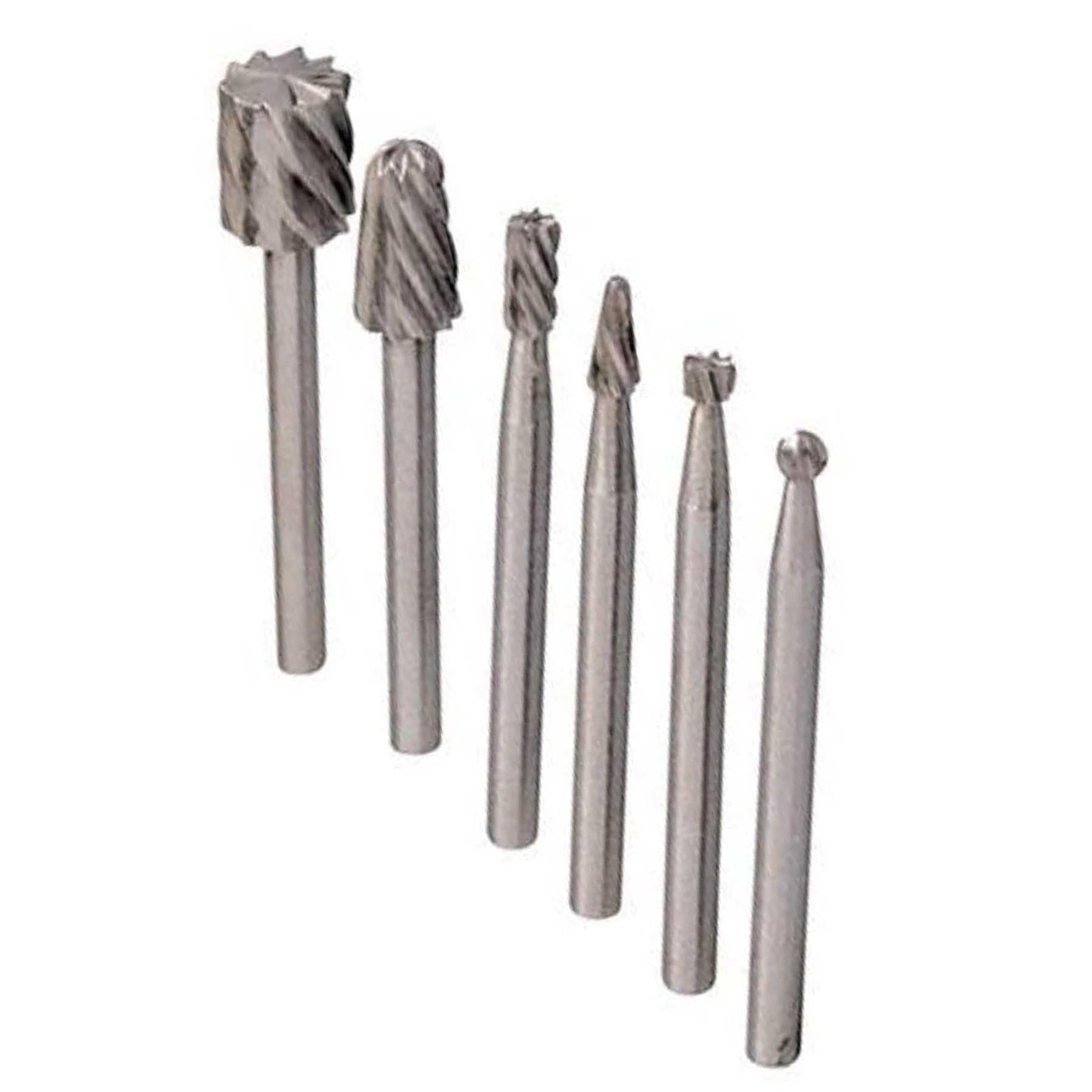 High Quality Rotary Tool Hss Burr 6Pce Set 2, 3, 5, 7mm Dia High Speed Fast Cut