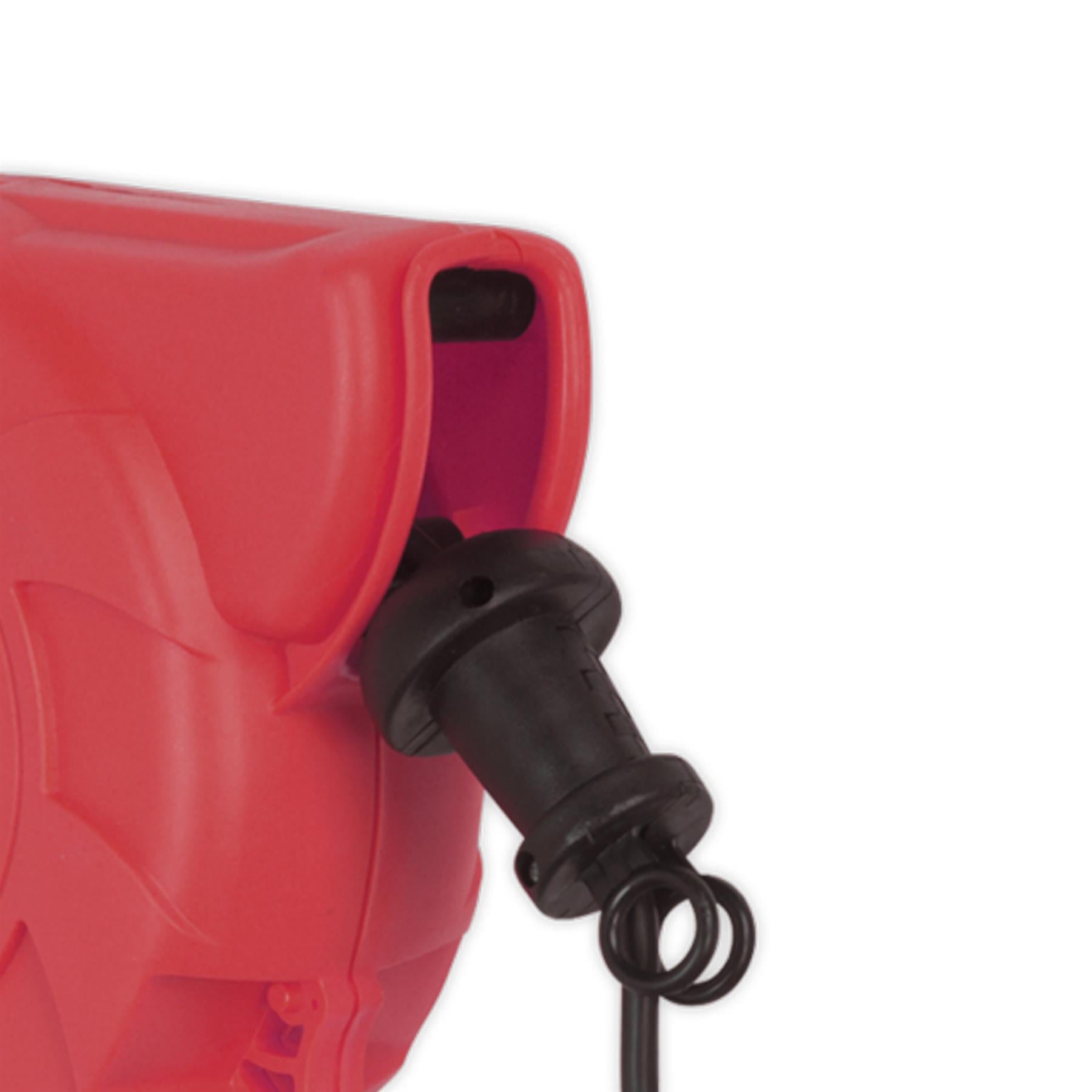 Sealey 10m Cable Reel Retractable System 1 x 230V Socket Extension