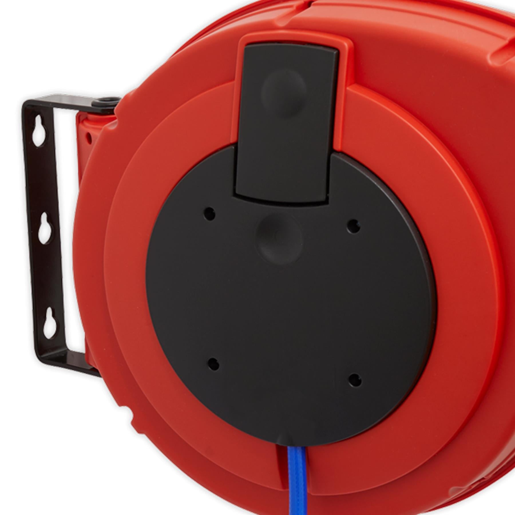 Sealey Retractable Air Hose Reel HD Mechanism 10m x 10mm PU Hose