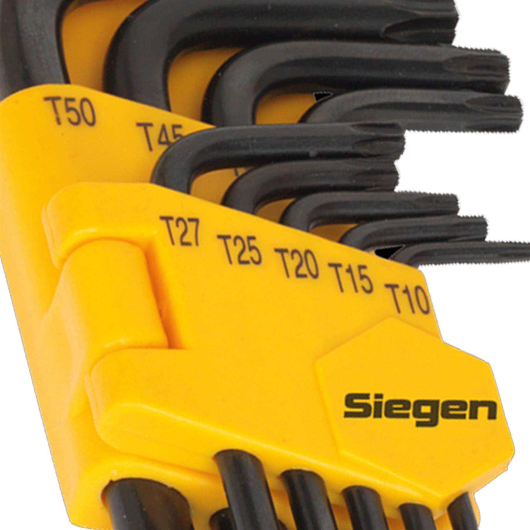 Sealey TRX-Star* Key Set 9pc Extra-Long