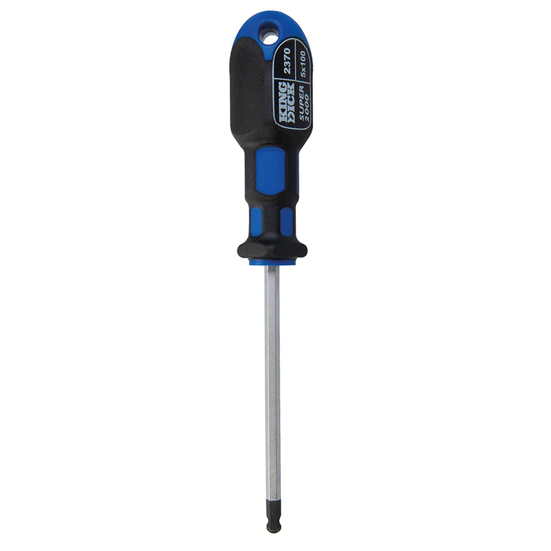 King Dick Hex Ball End Screwdriver 5 X 100mm British Made