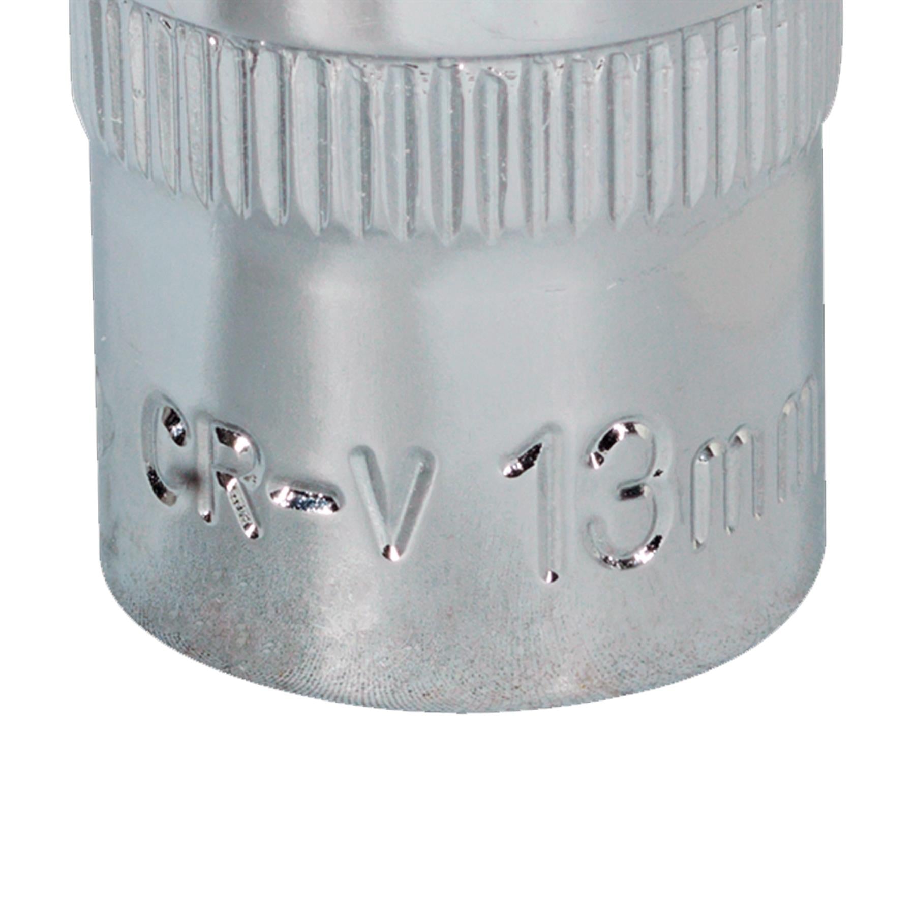 Sealey WallDrive Socket 13mm 3/8"Sq Drive Fully Polished