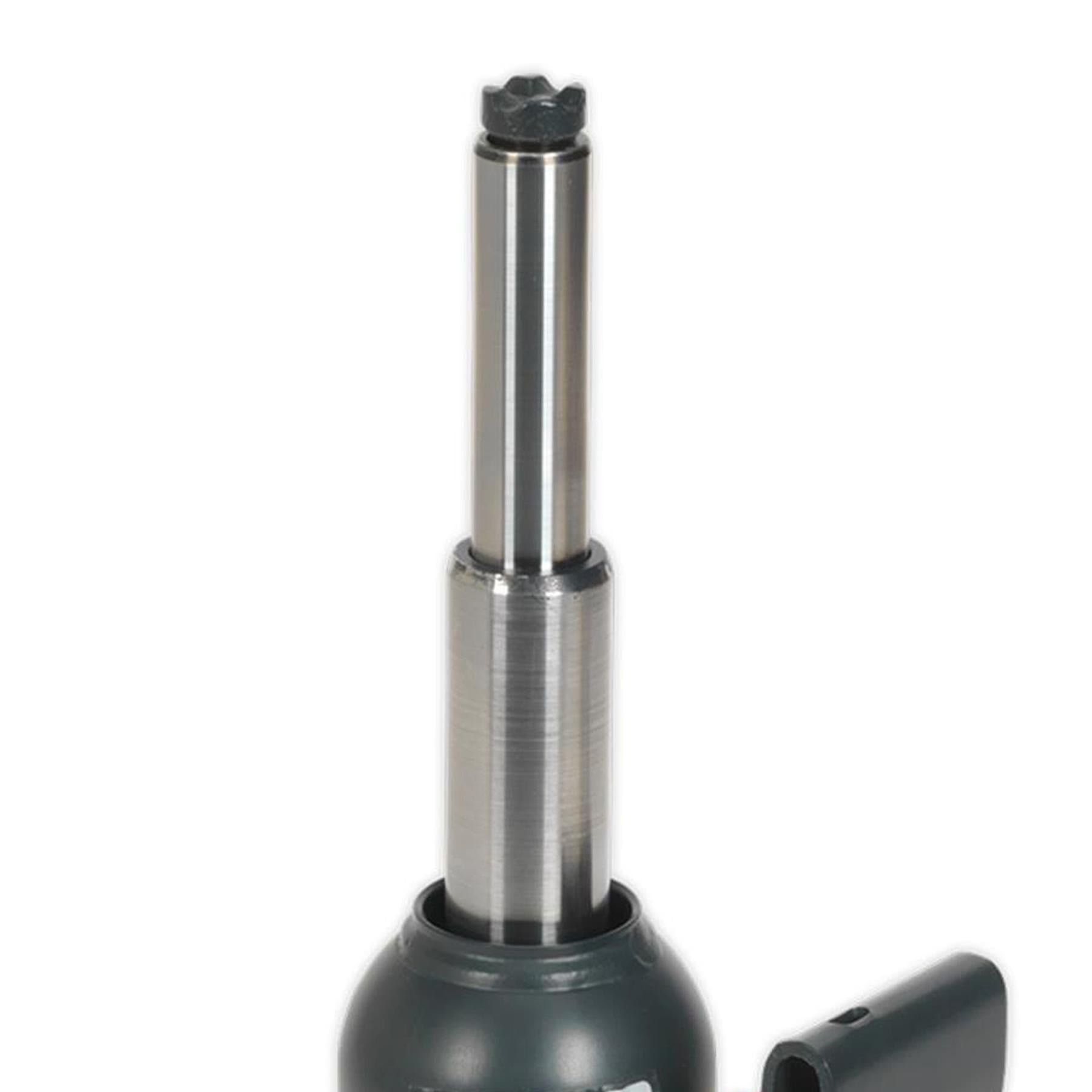 Sealey Premier Telescopic Bottle Jack 2tonne Safety Overload Valve