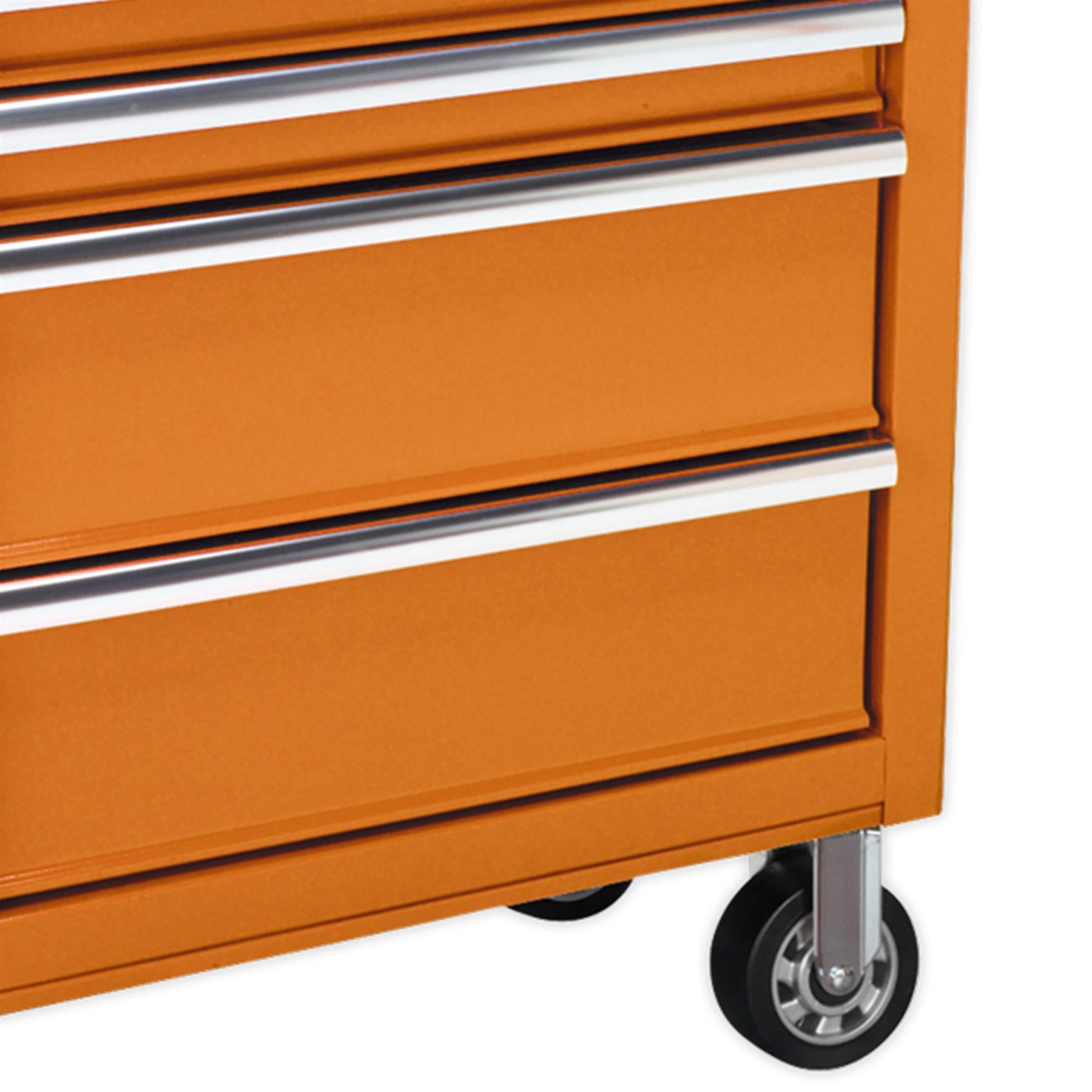 Sealey Rollcab 7 Drawer with Ball Bearing Slides - Orange