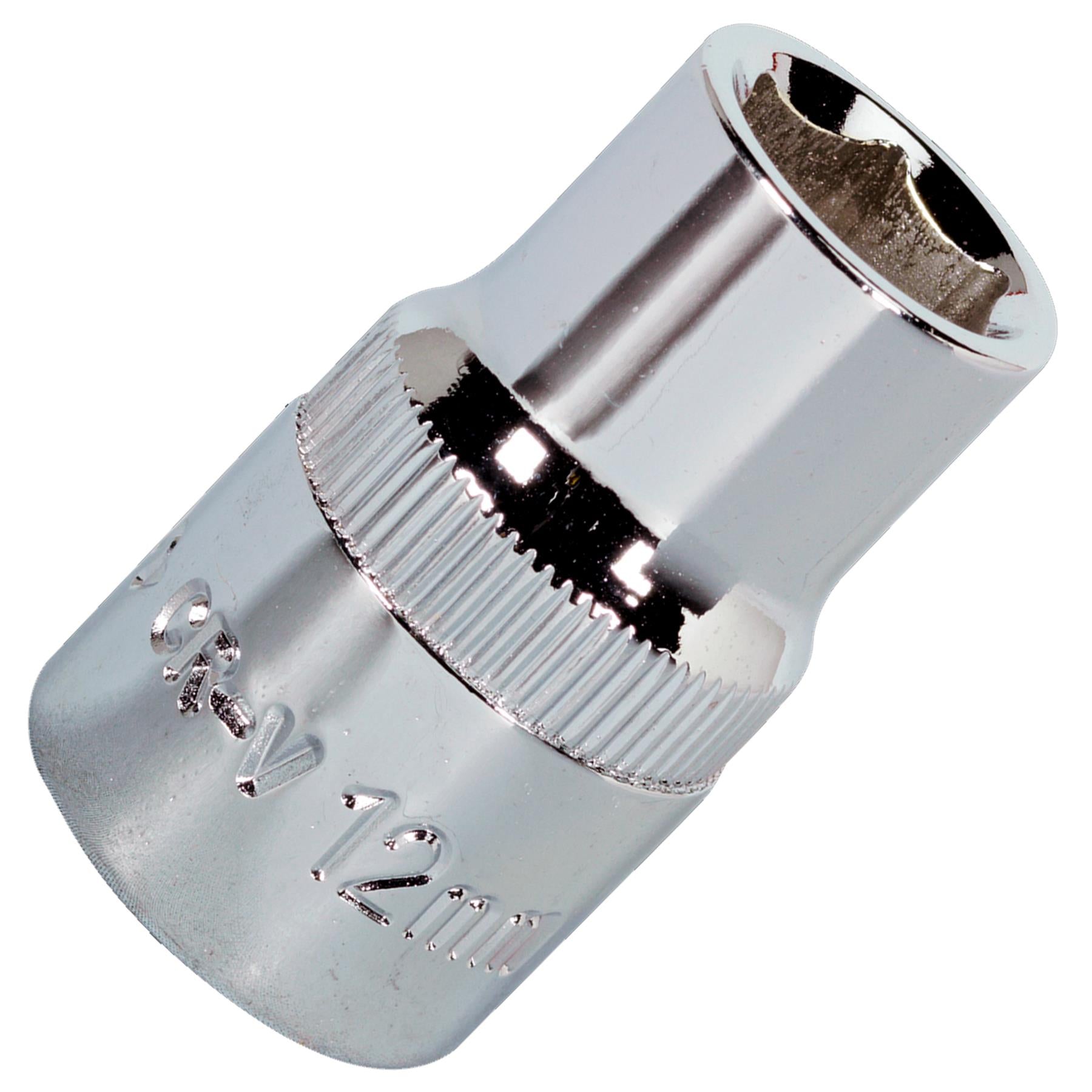 Sealey WallDrive Socket 12mm 1/2"Sq Drive Fully Polished