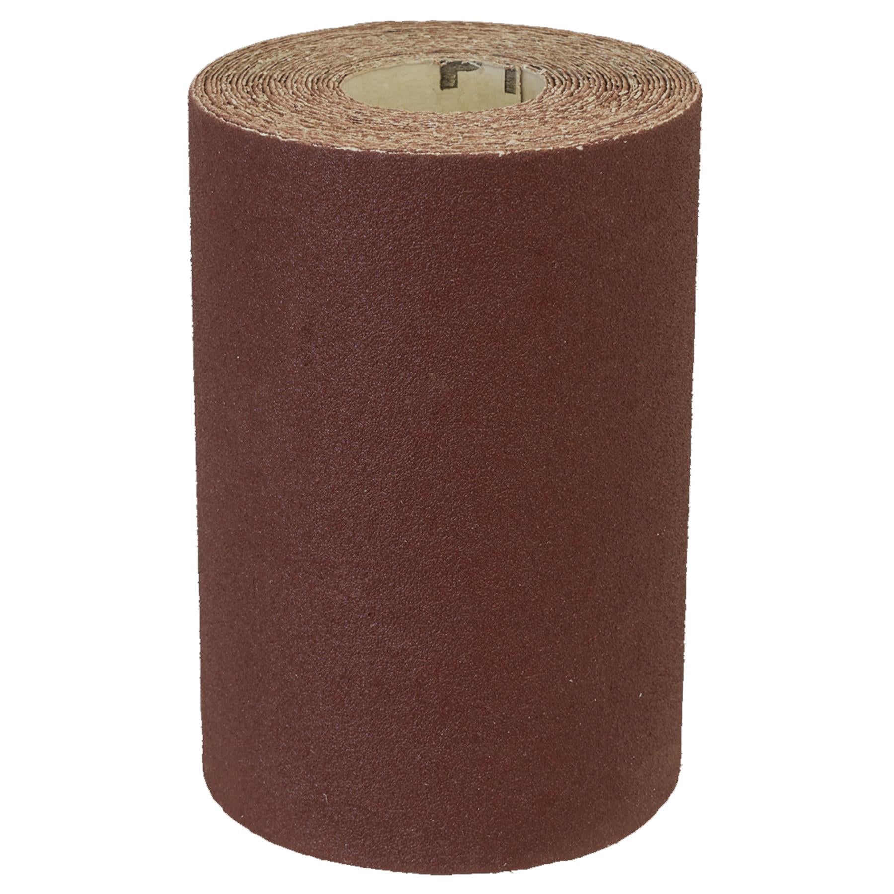 Production Sanding Roll 115mm x 5m - Fine 120Grit Sealey