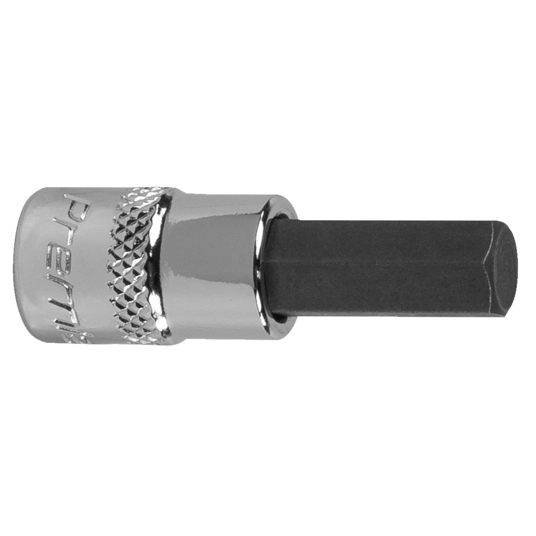 Sealey Hex Socket Bit 7mm 1/4"Sq Drive Chrome Vanadium steel