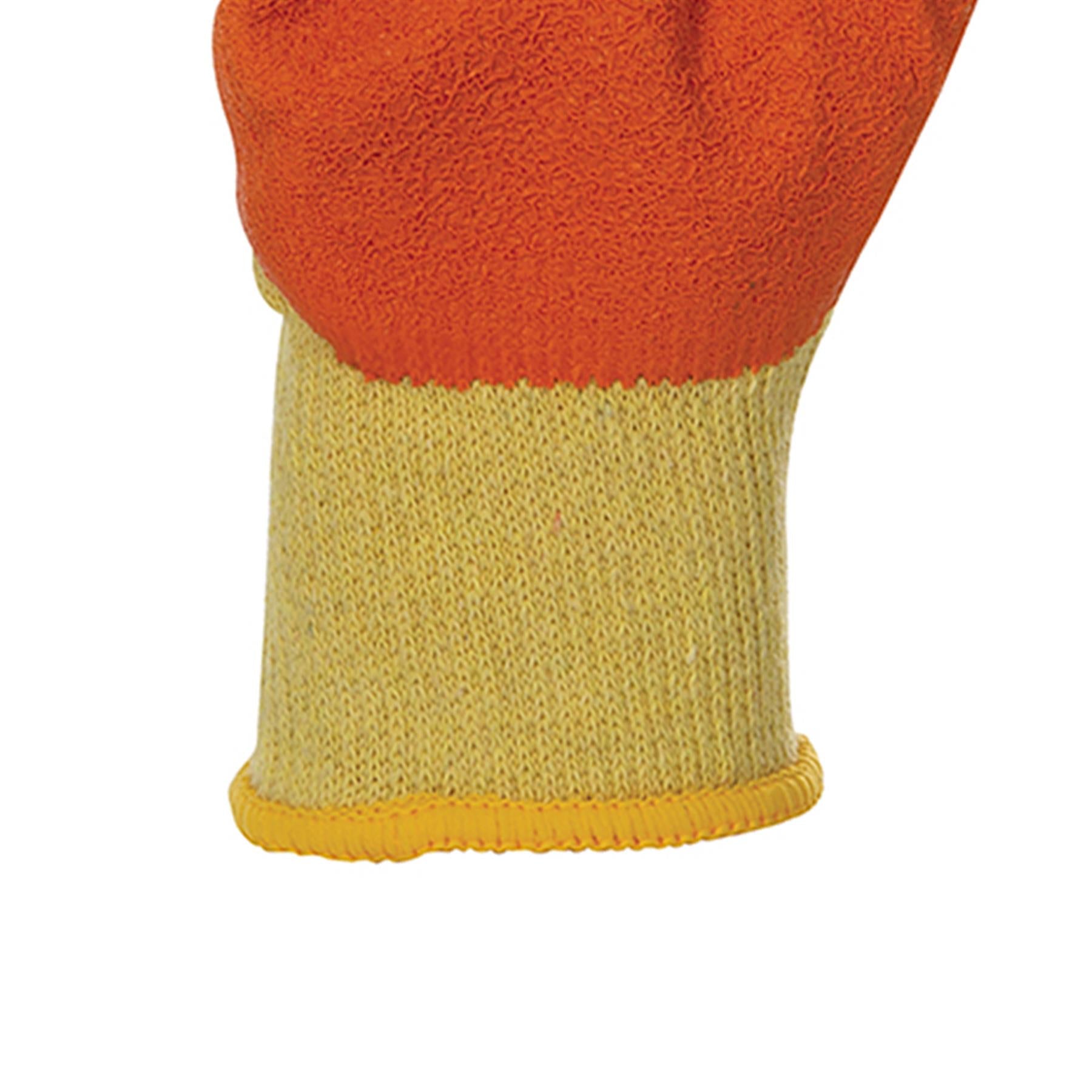 Silverline Latex Builders Gloves 12 Pairs L 9 Work And General Handling