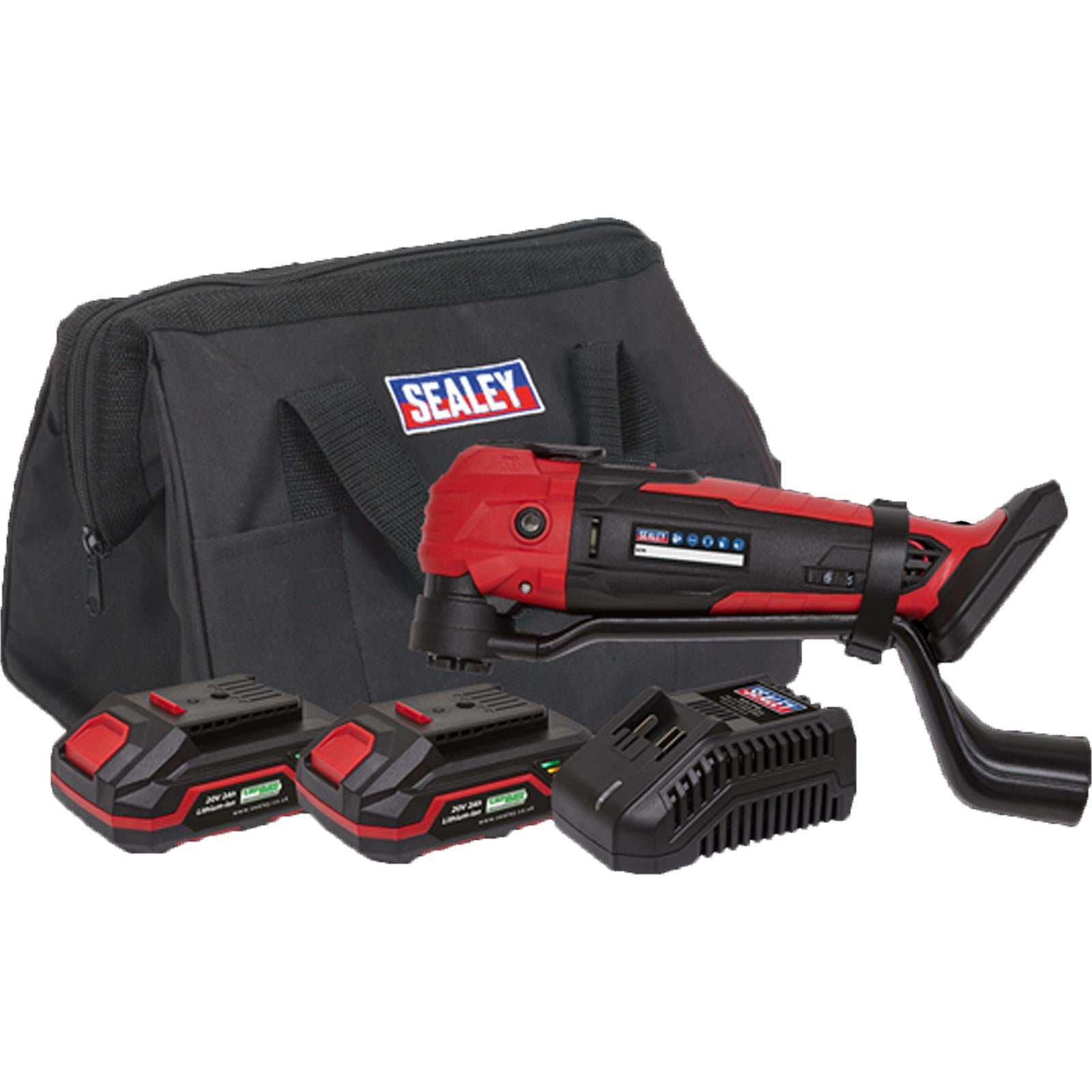Sealey CP20VMTKIT 20V 2x2.0Ah Cordless Oscillating Multi-Tool Kit