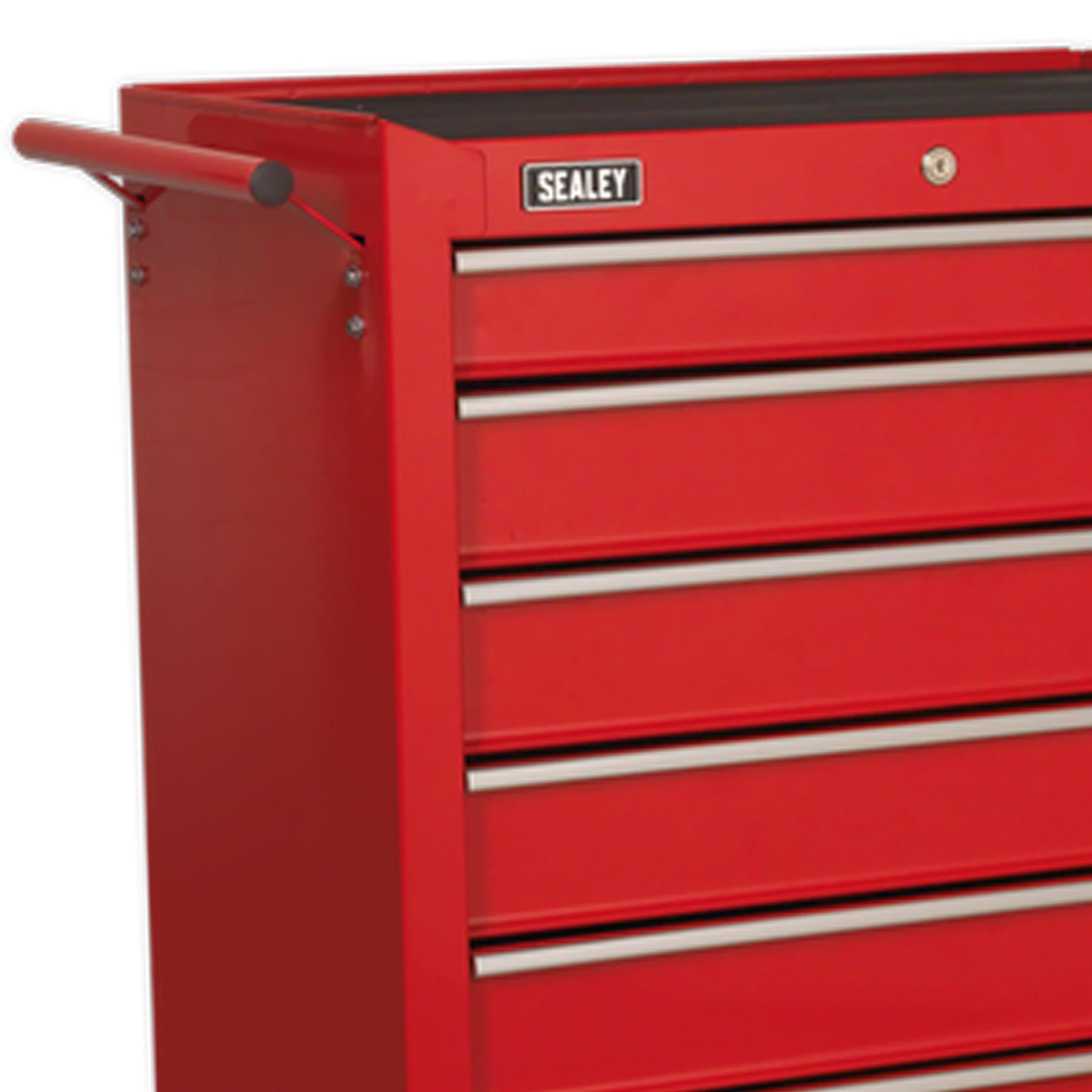 Sealey Rollcab 6 Drawer with Ball-Bearing Slides - Red