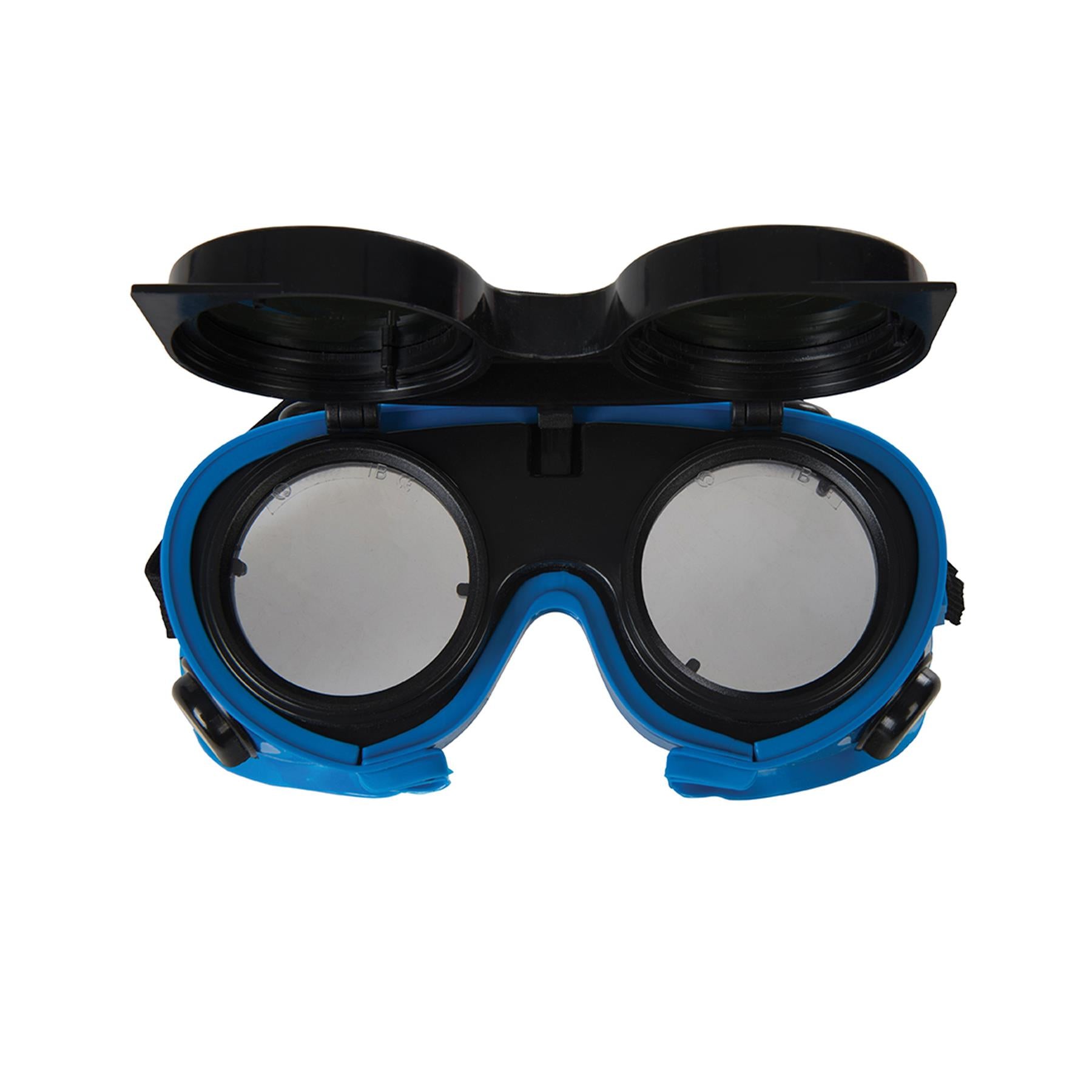 Welding Goggles Clear / No. 5 Green Clear Polycarbonate Safety Lens New