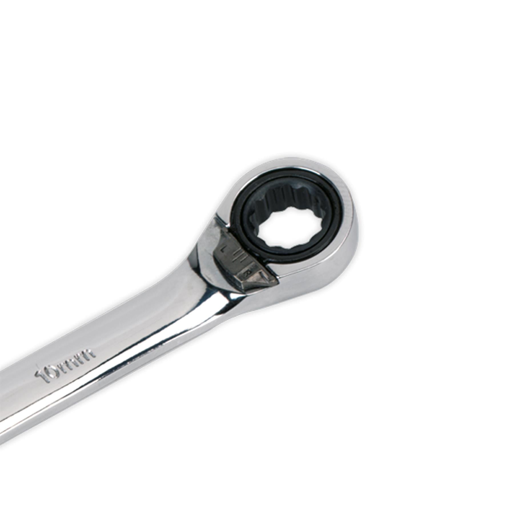 Sealey Reversible Ratchet Combination Spanner 10mm