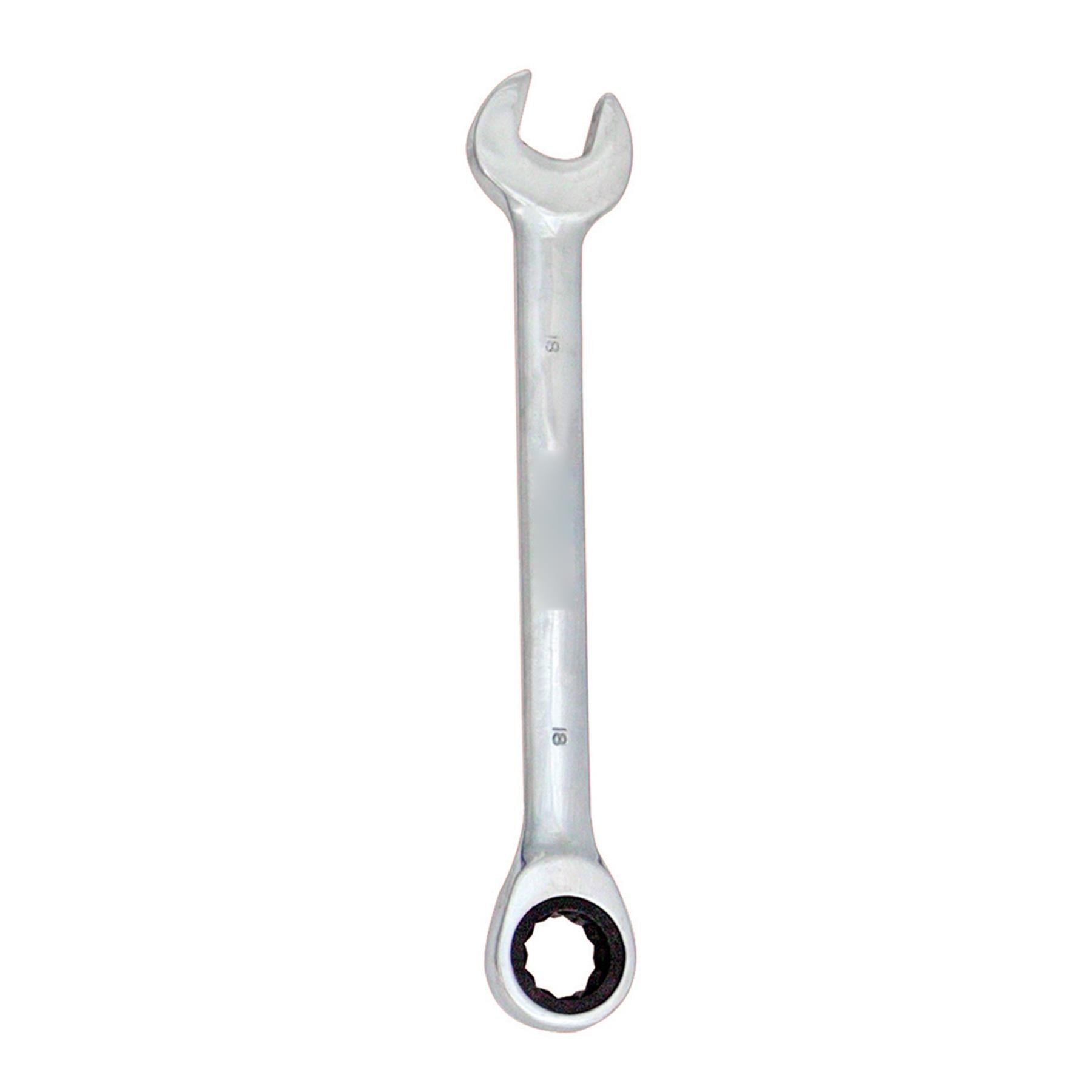 12Pce Fixed Head Ratchet Spanner Set 8mm - 19mm Tough Nylon Storage Roll