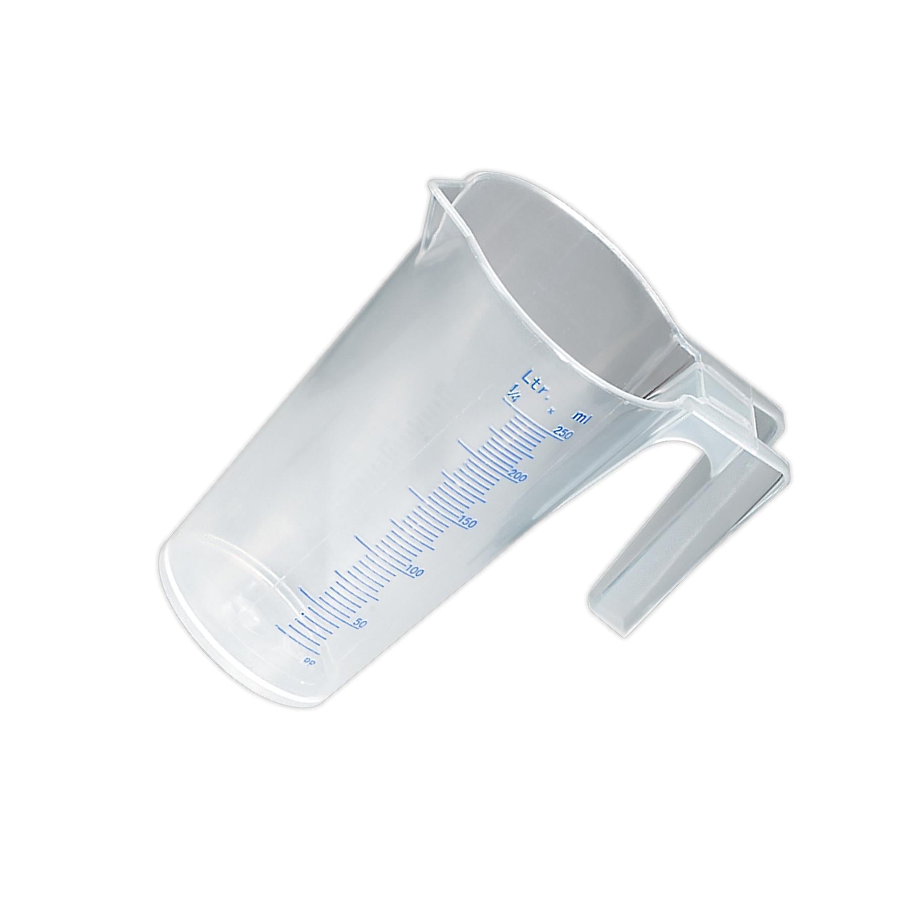 Sealey Measuring Jug Translucent 0.25L