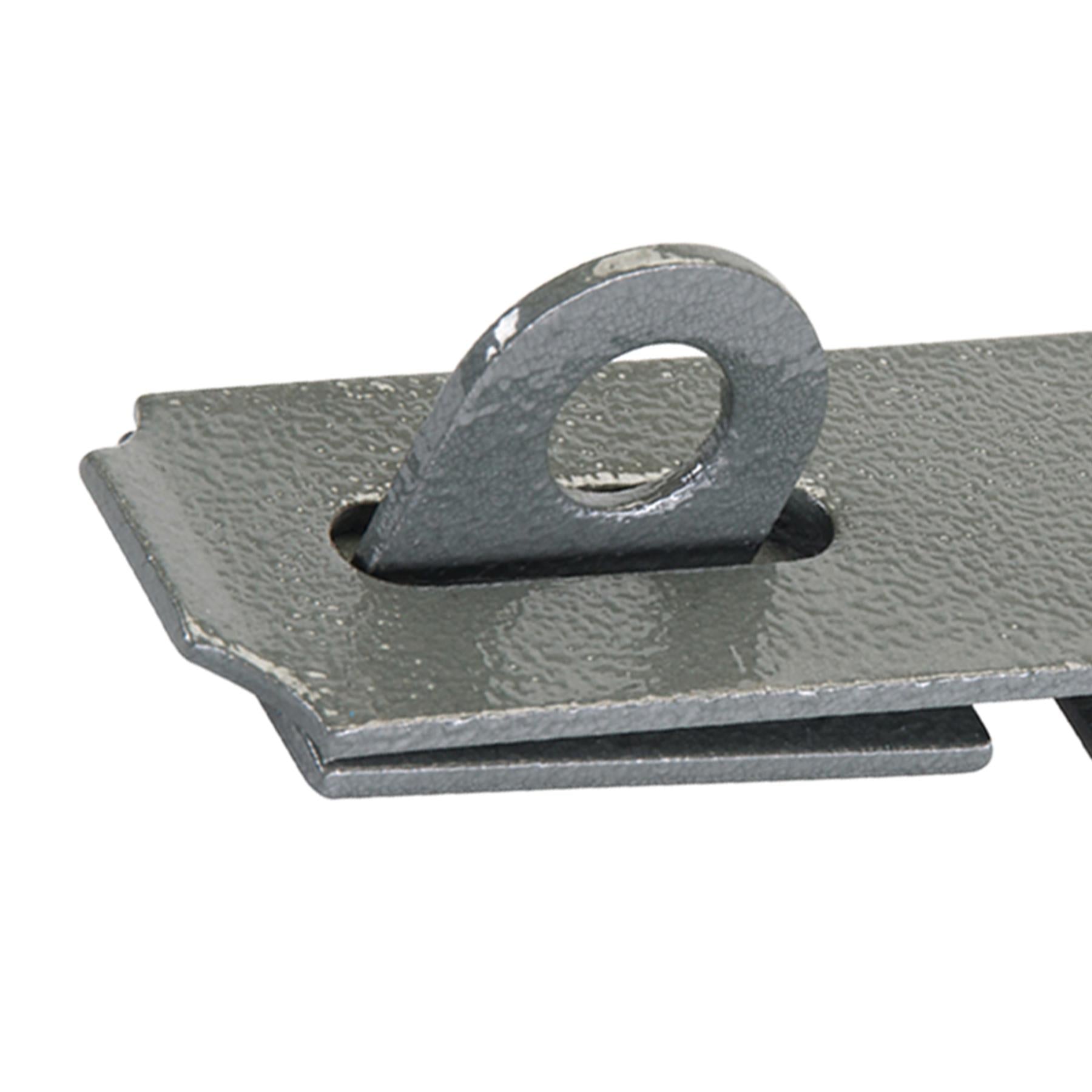 Hasp & Staple - 50 X 180mm Corrosion-Resistant Steel Plate Hammer Finish