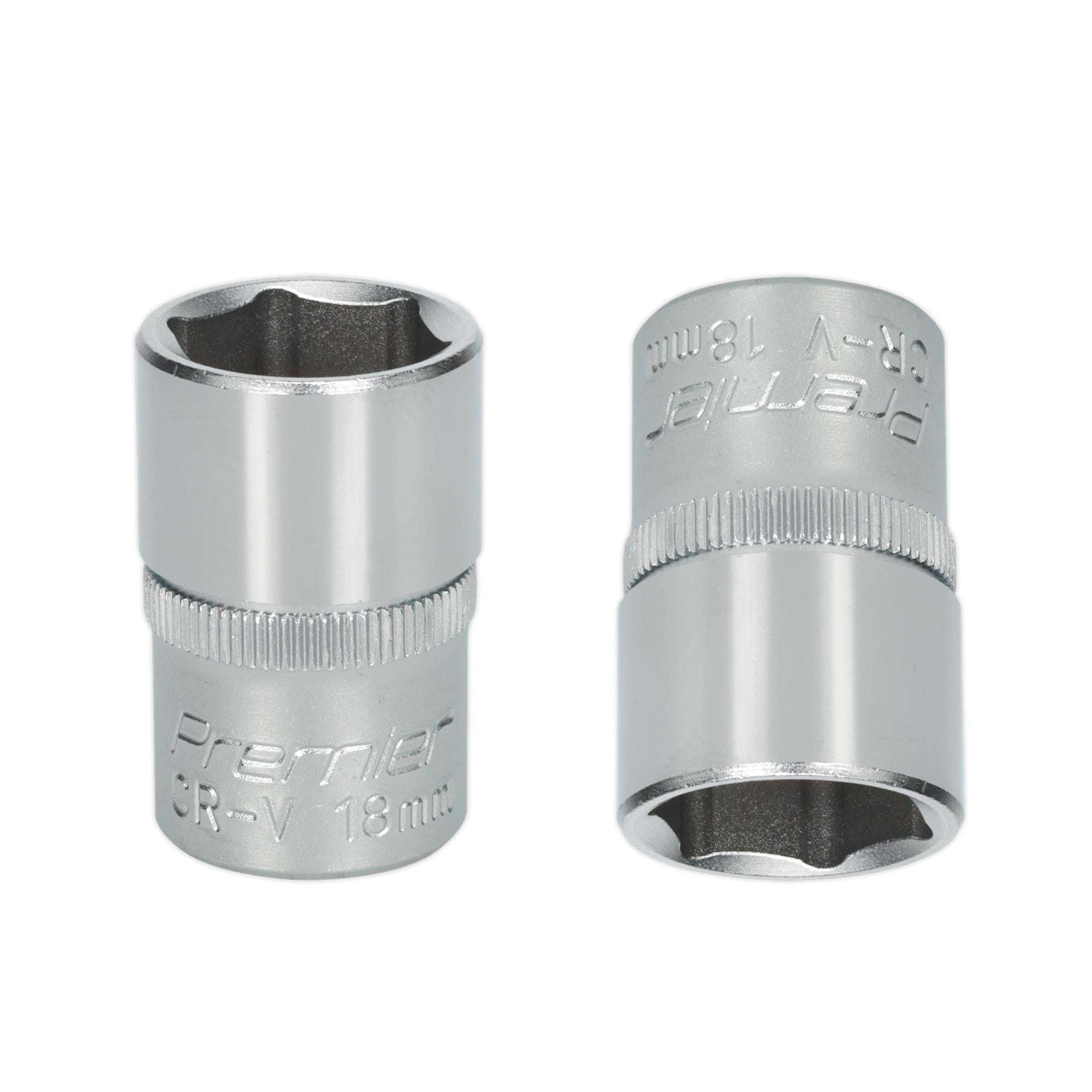 Sealey WallDrive Socket 18mm 1/2"Sq Drive