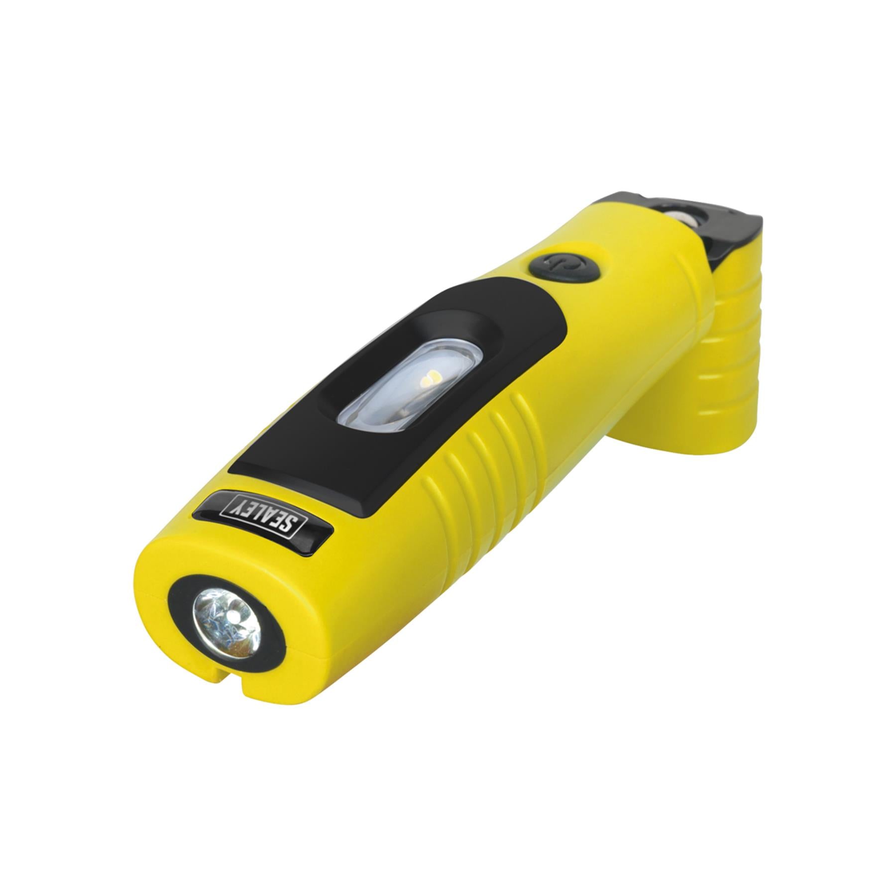 Sealey R/Charge 360 Insp Light 7 SMD & 3W SMD LED Yellow Li-ion