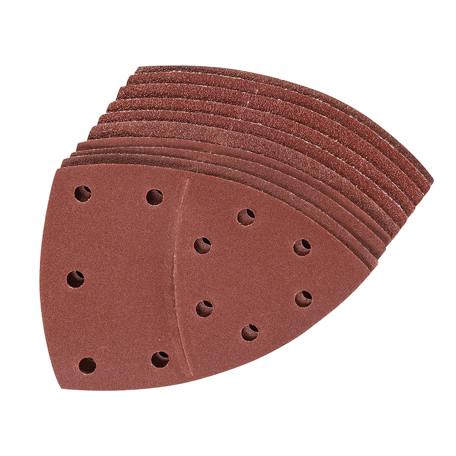 10 Bond Abrasive Sanding Sheets For Bosch PSM 100A Detail Palm Sander Mixed Grit