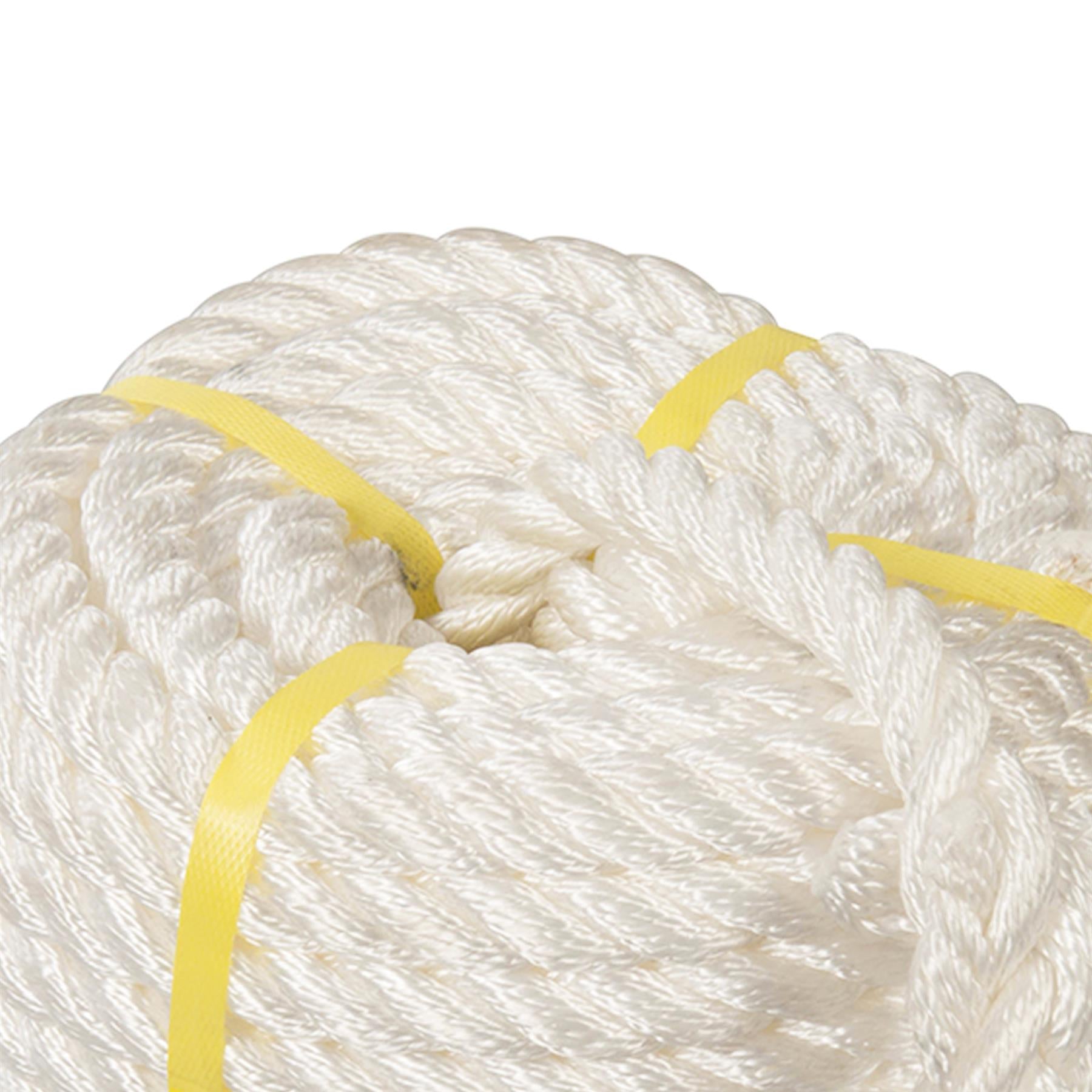 Gin Wheel Rope With Hook Synthetic 20M Lifting Rope 2.5 Tonne Breaking Strenght