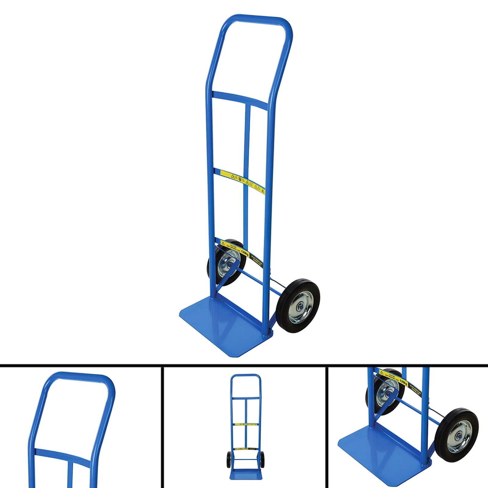 265lb Heavy Duty Sack Truck Industrial Hand Trolley With Pneumatic Tyre Wheel