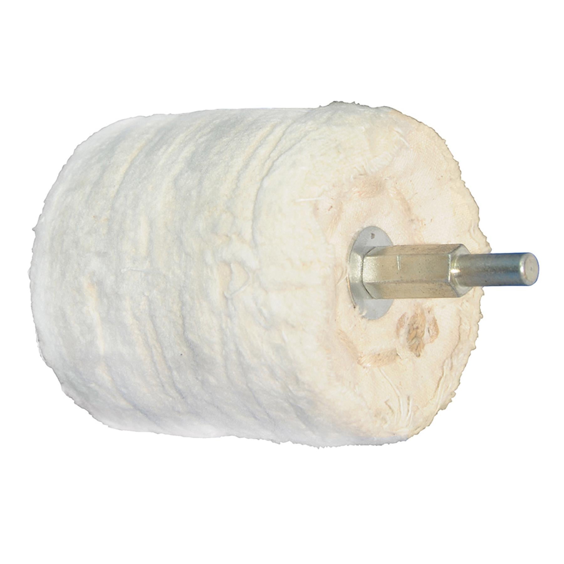 Cylinder Polishing Mops 63mm Buffing Wheels Compound Soap Heavy Duty Tool