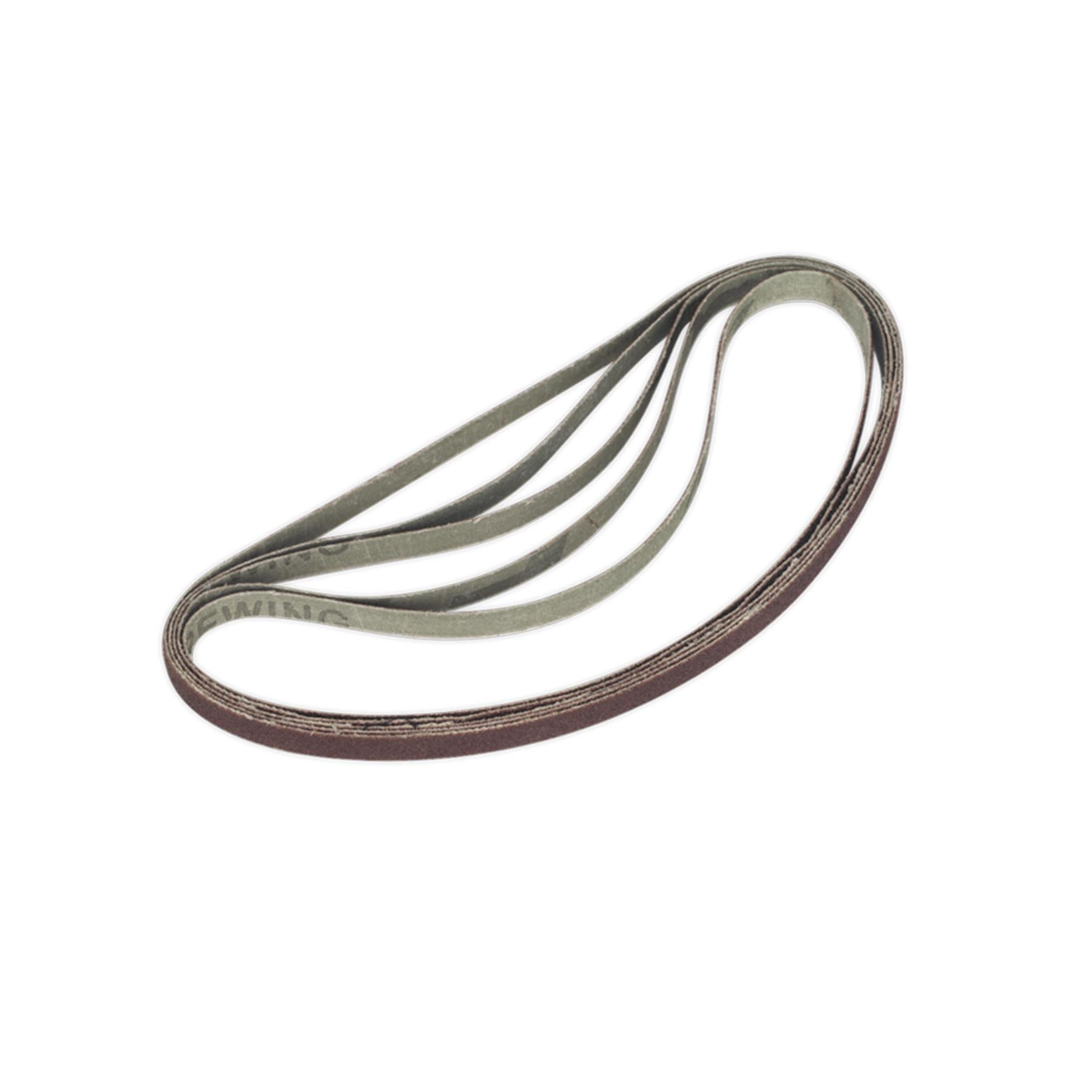 Sealey Sanding Belt 8 x 456mm 100Grit Pack of 5