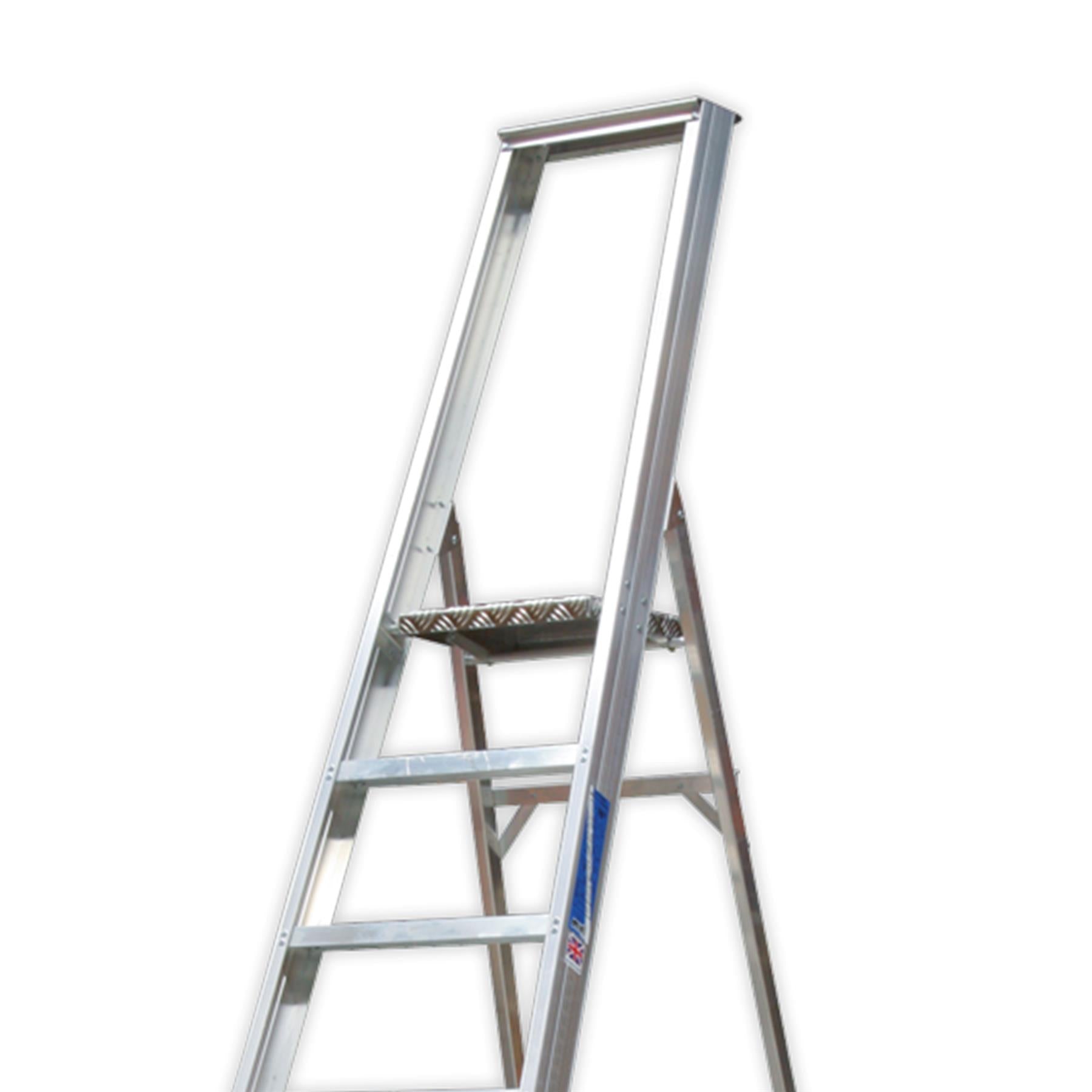 Sealey Aluminium Step Ladder 10-Tread Industrial BS 2037/1