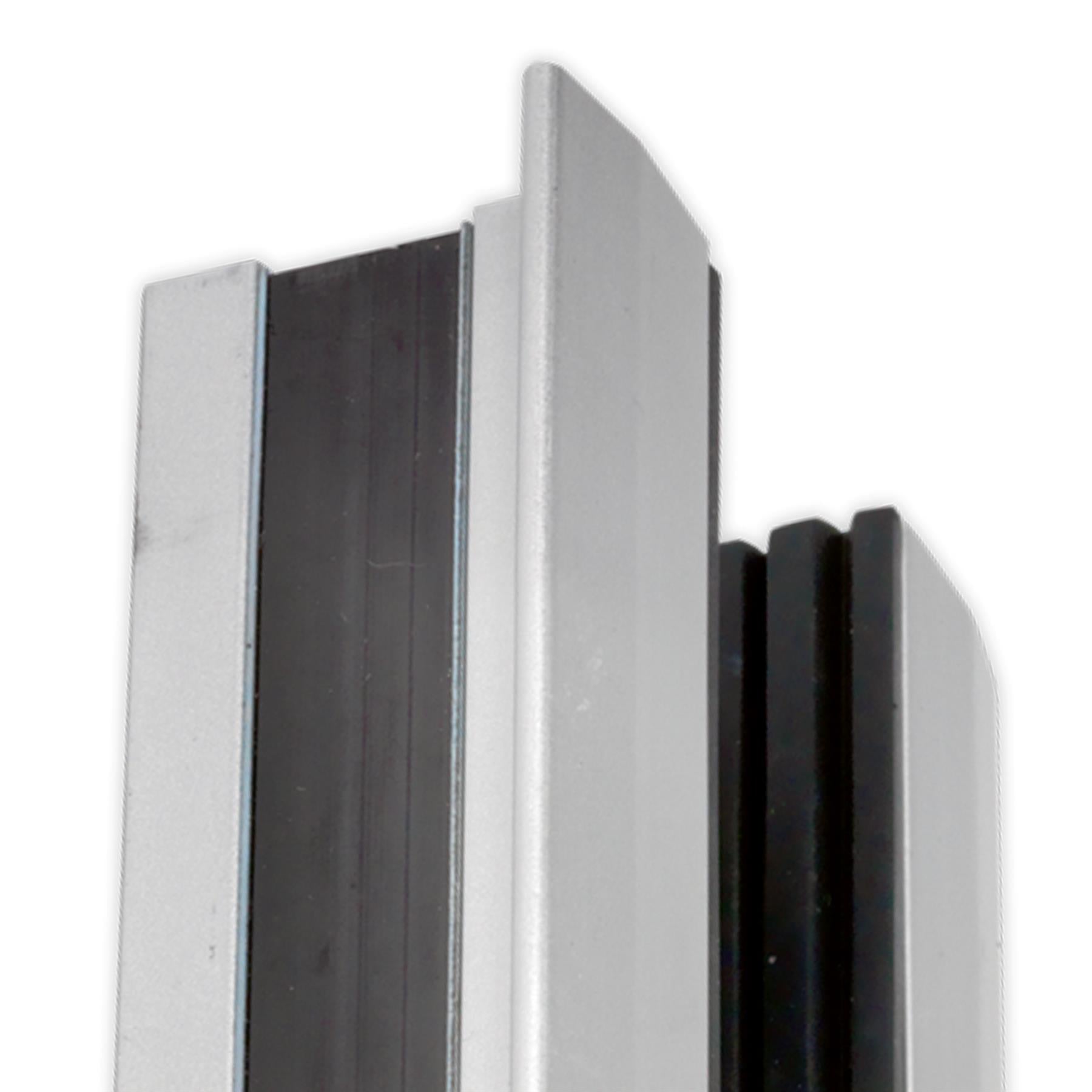 Soft Jaws for Vices -clamping 100mm Aluminium body with soft rubber Sealey