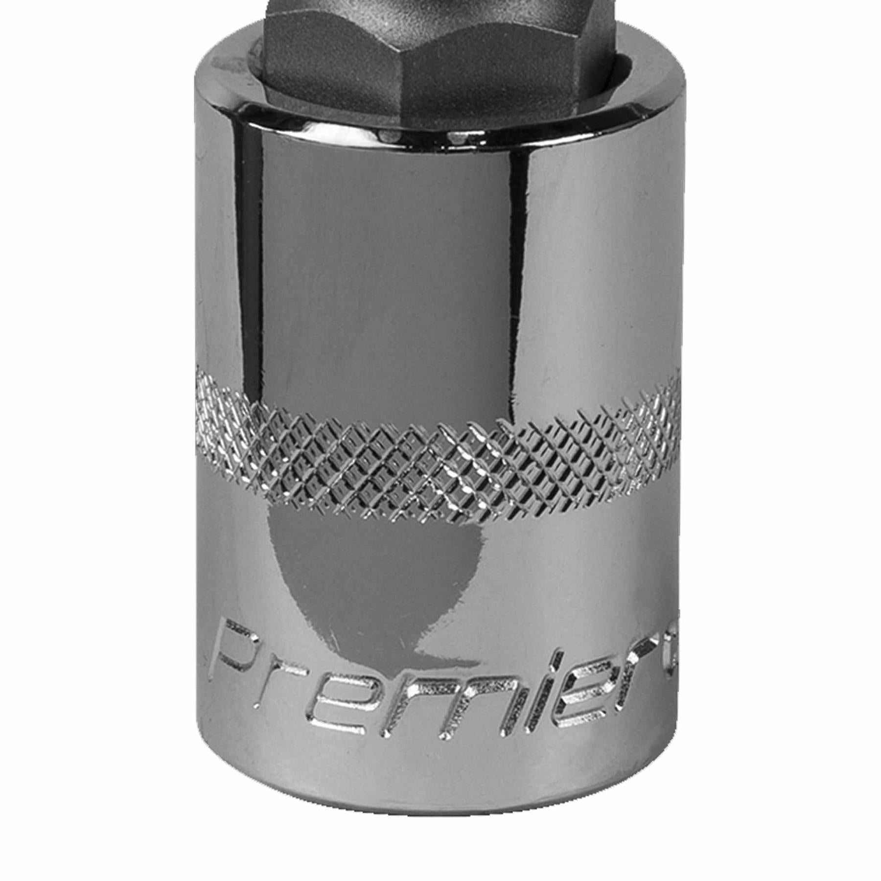 Sealey Spline Socket Bit M16 1/2"Sq Drive Chrome Vanadium Steel