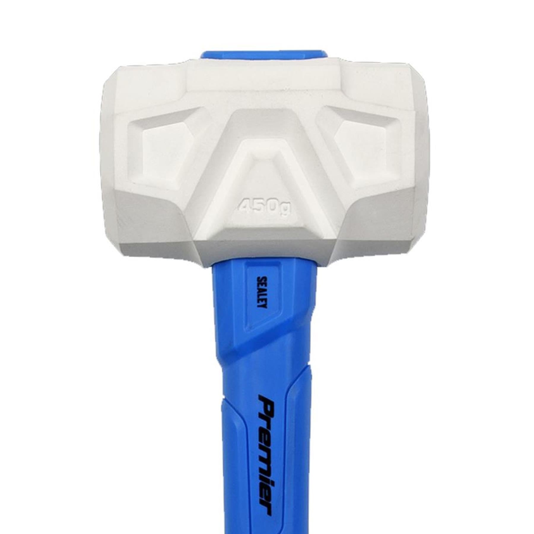 Sealey Rubber Mallet with Fibreglass Shaft 16oz