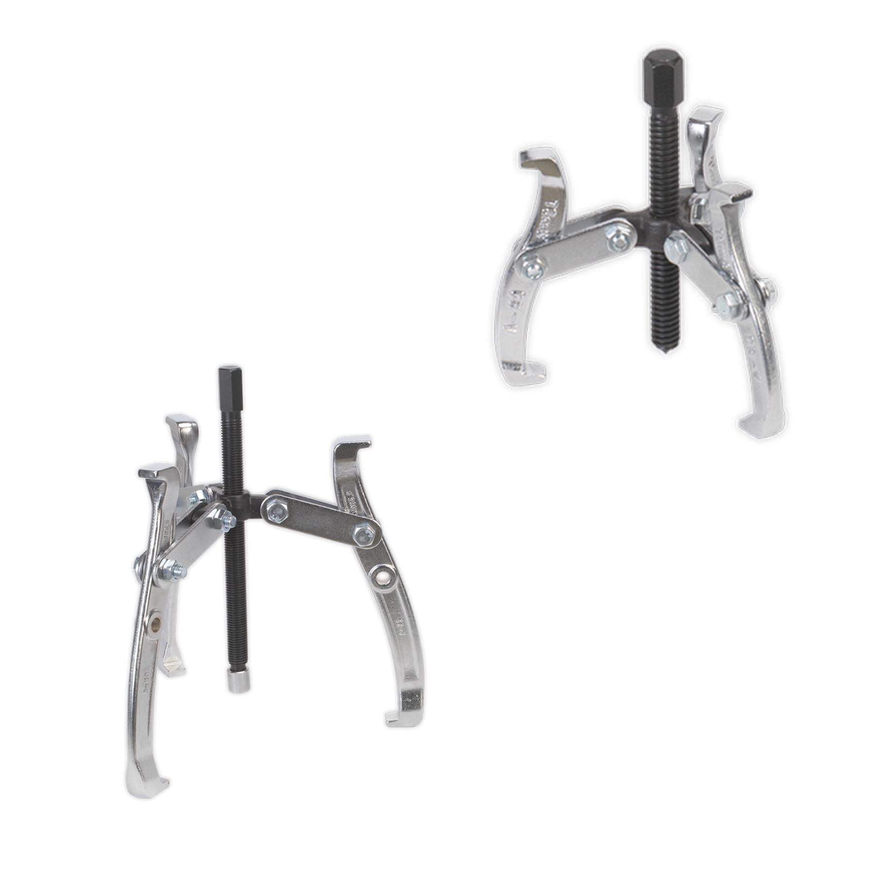 Sealey Gear Puller Set 4pc Triple Leg Suitable For Ratchet/Spanner