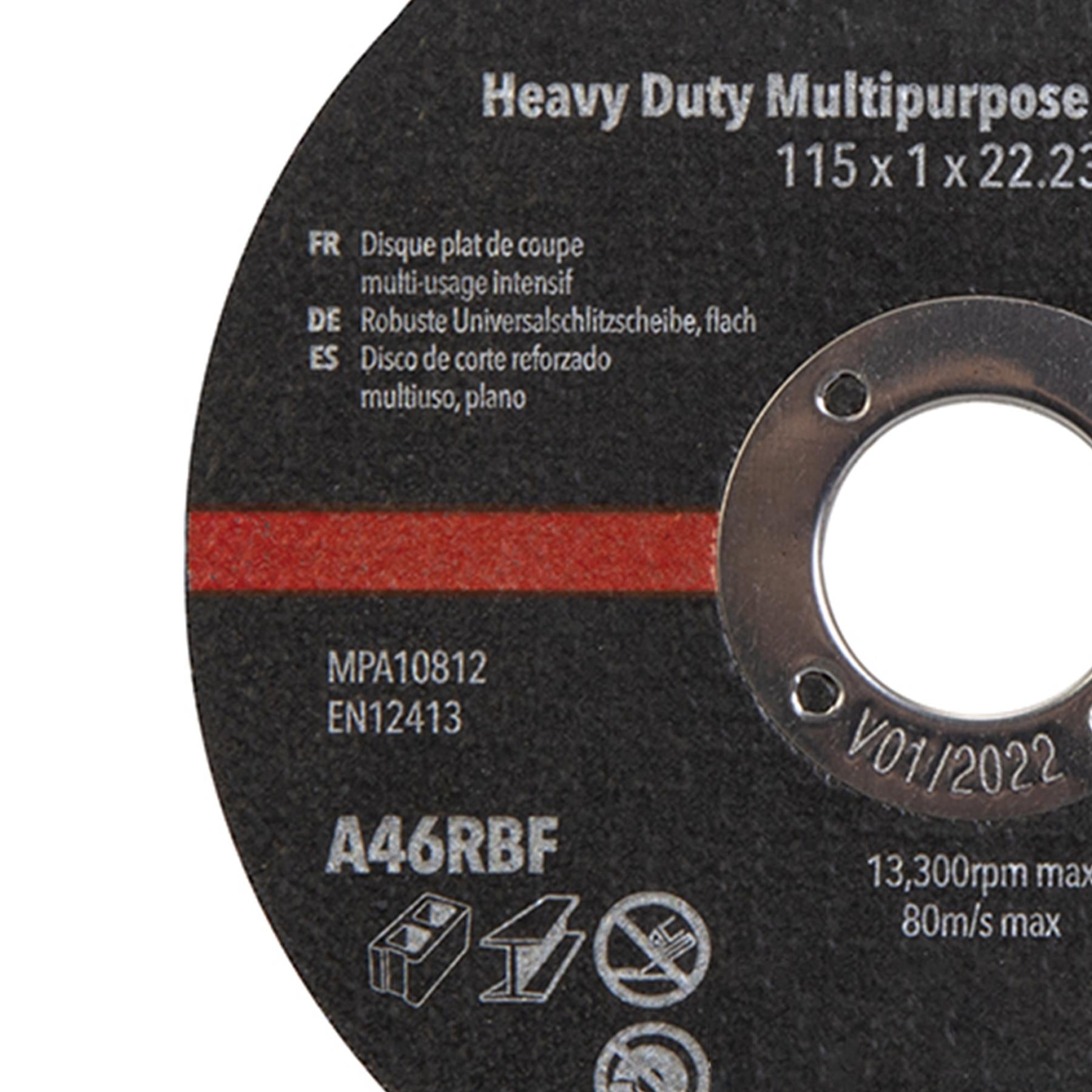 Heavy Duty Multipurpose Slitting Disc Flat 115 X 1 X 22.2mm Premium Quality