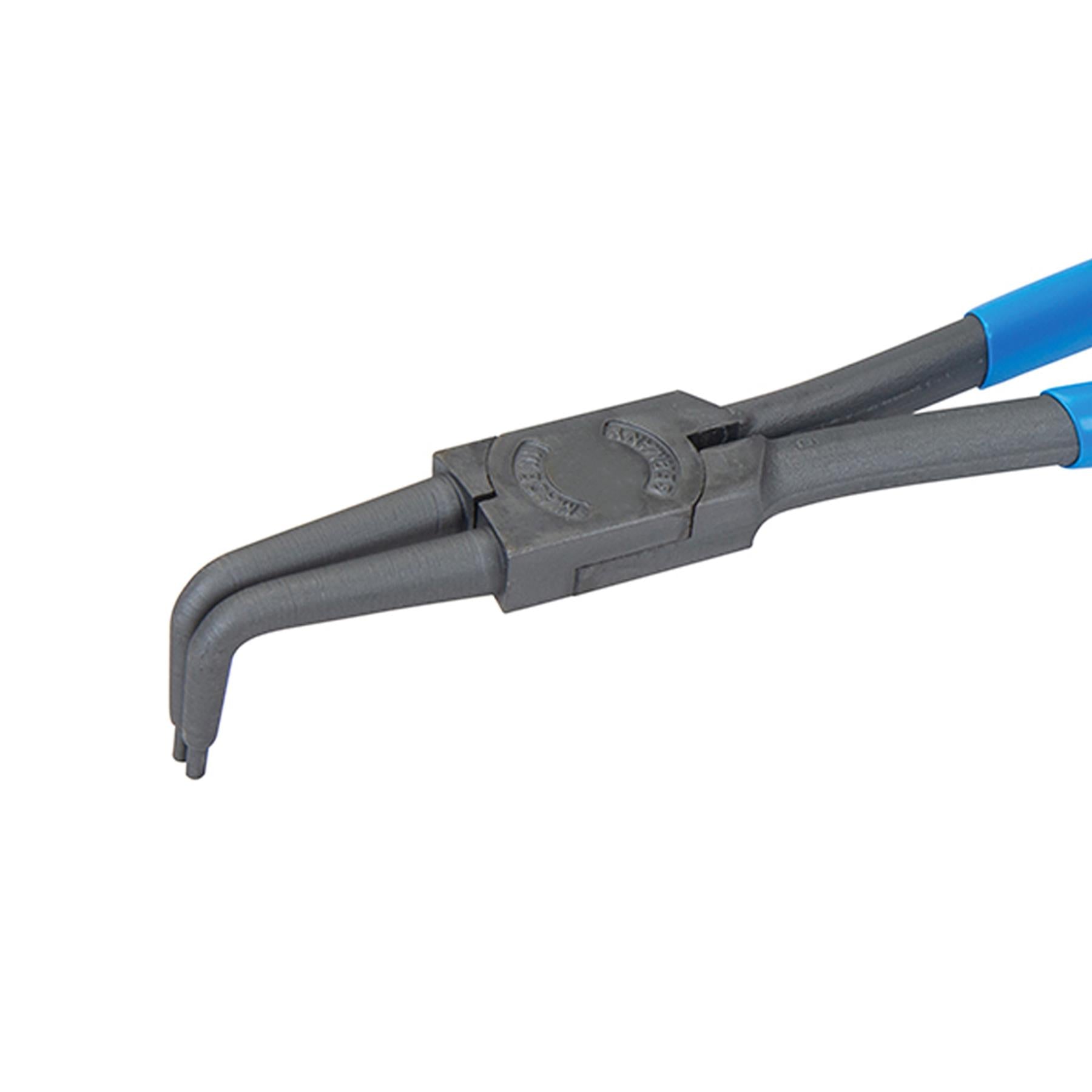 King Dick Inside Circlip Pliers Bent 290mm High-Grade Steel