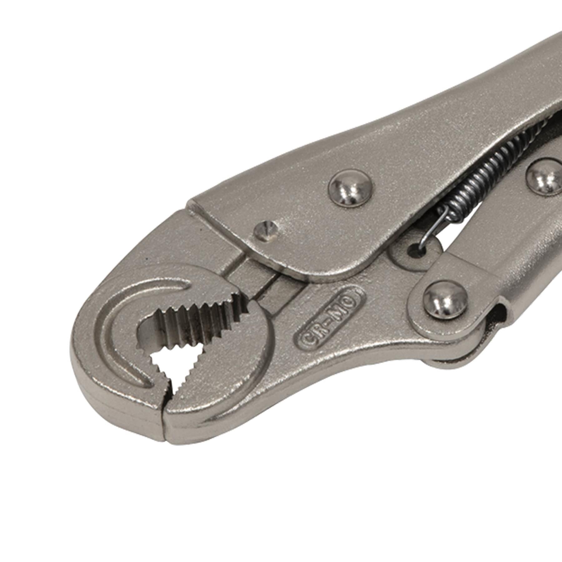 Sealey Locking Pliers Round Jaws 195mm 0-35mm Capacity