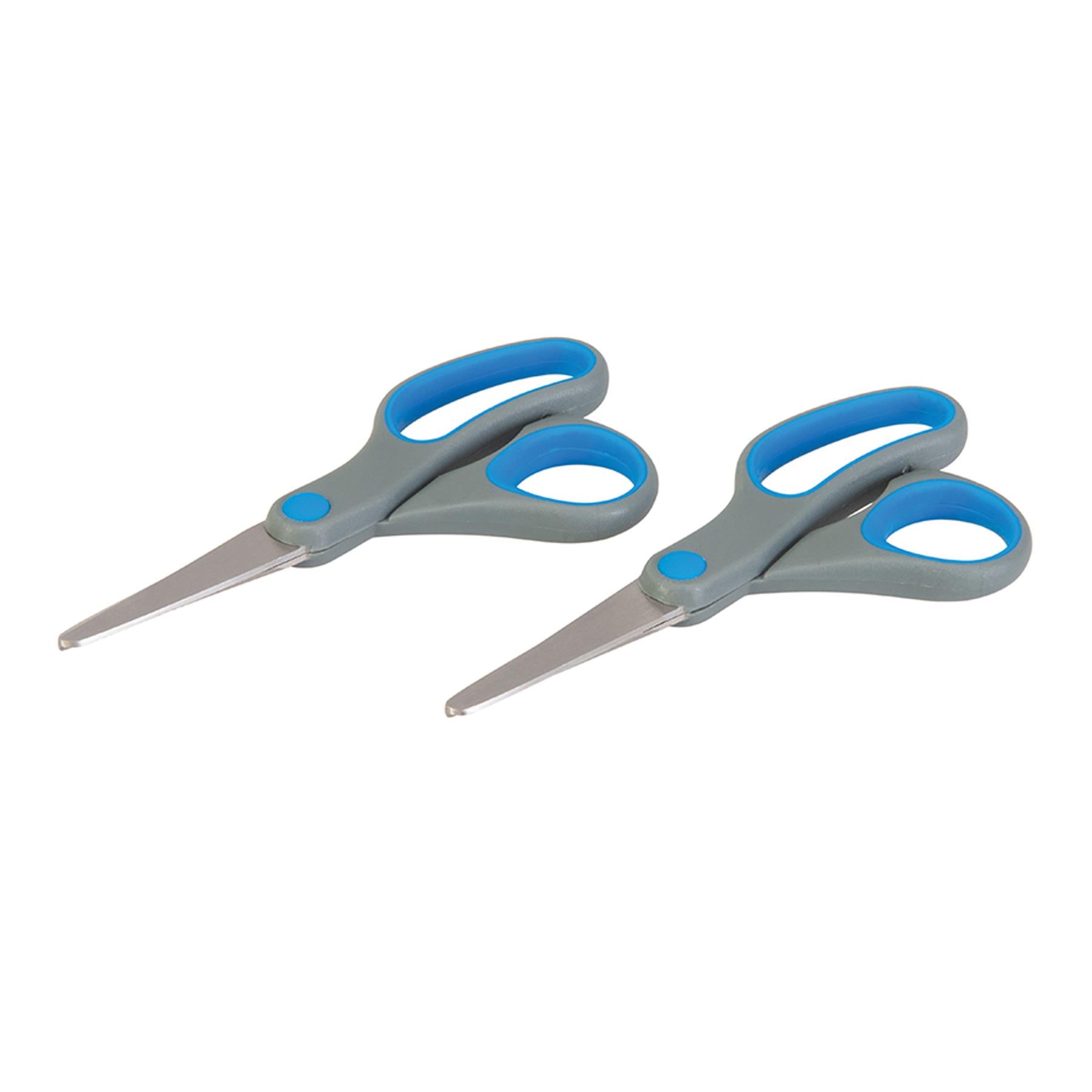 2Pk Scissors - 140mm (5 ½) Stainless Steel S2 Steel Bits In Handy Storage Case