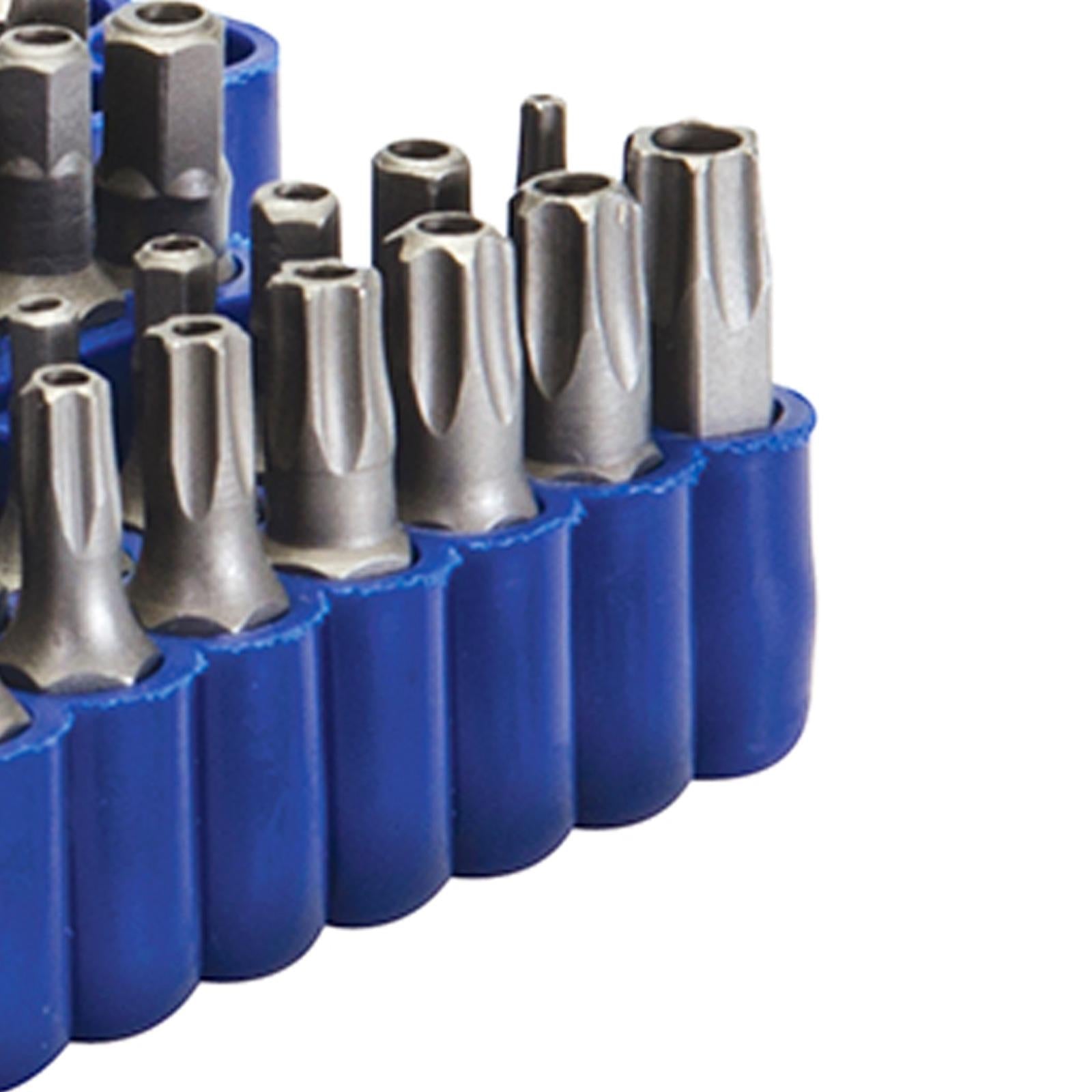 New 33Pc Security Magnetic Bit Set Screwdriver Holder Torx Hex Star