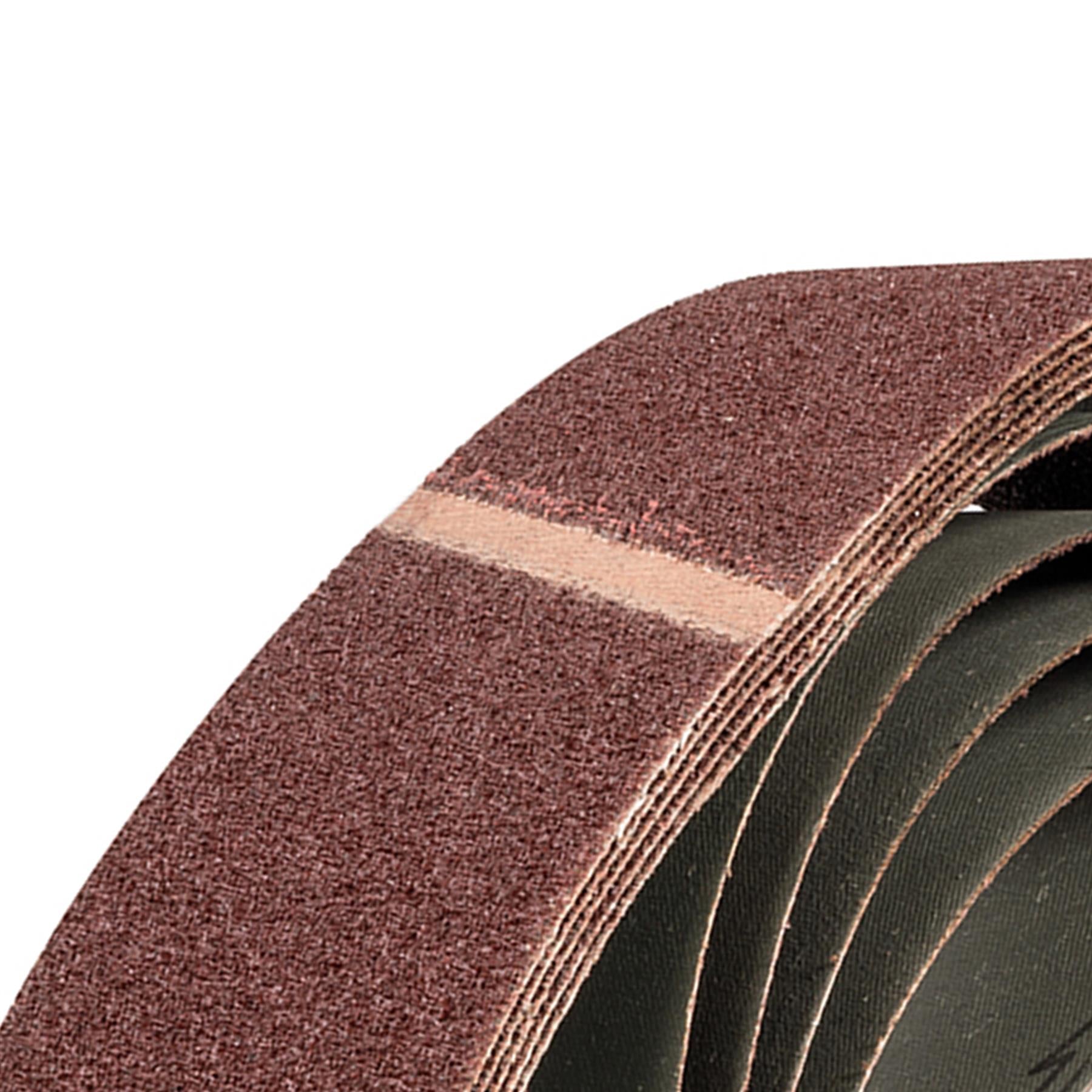 60 Grit Sanding Belts 75 X 533mm 5Pk Sanding Belts High Quality Aluminium