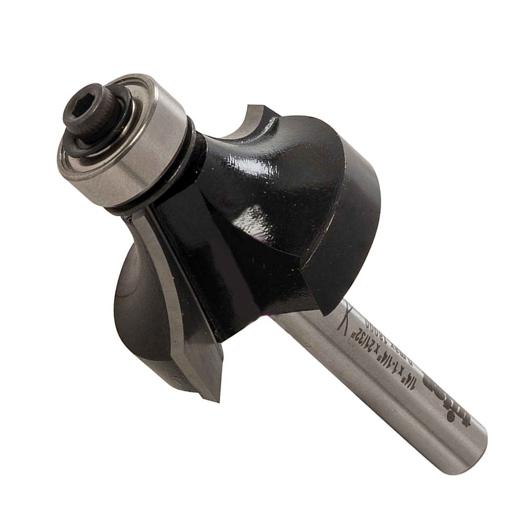 1/4" Roundover Bit 1 1/4" X 21/32" Twin Flutes For Clean, Precise Cutting