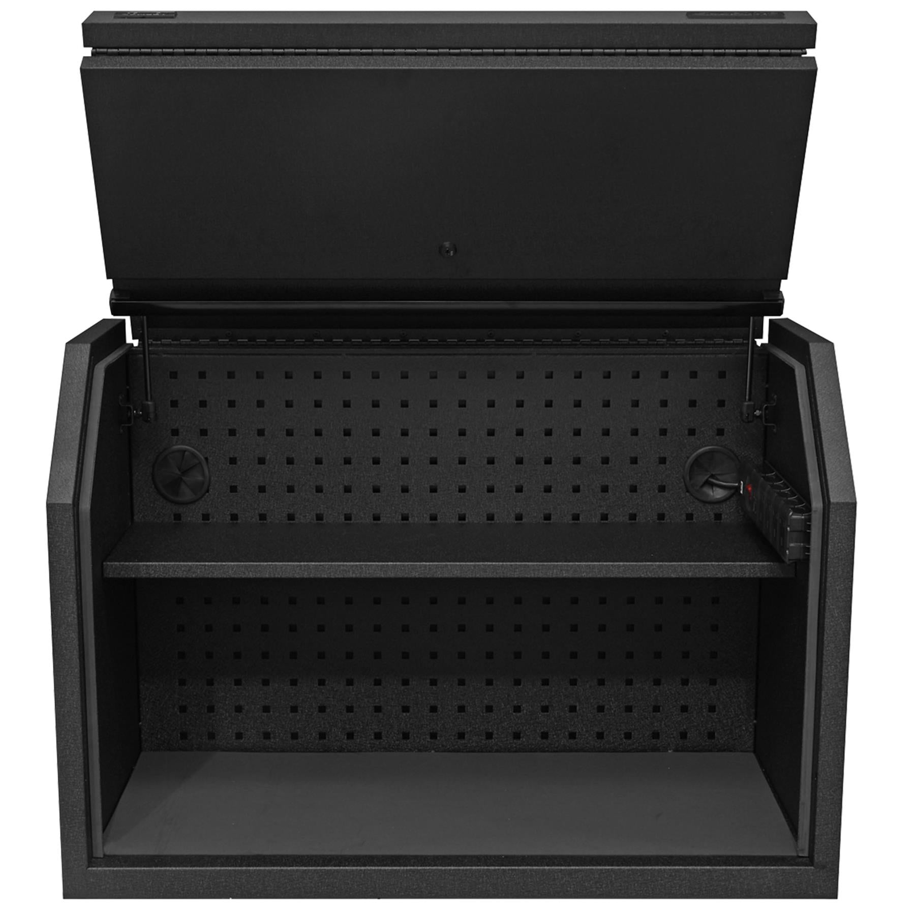 Sealey Toolbox Hutch 910mm with Power Strip Black AP36HBE
