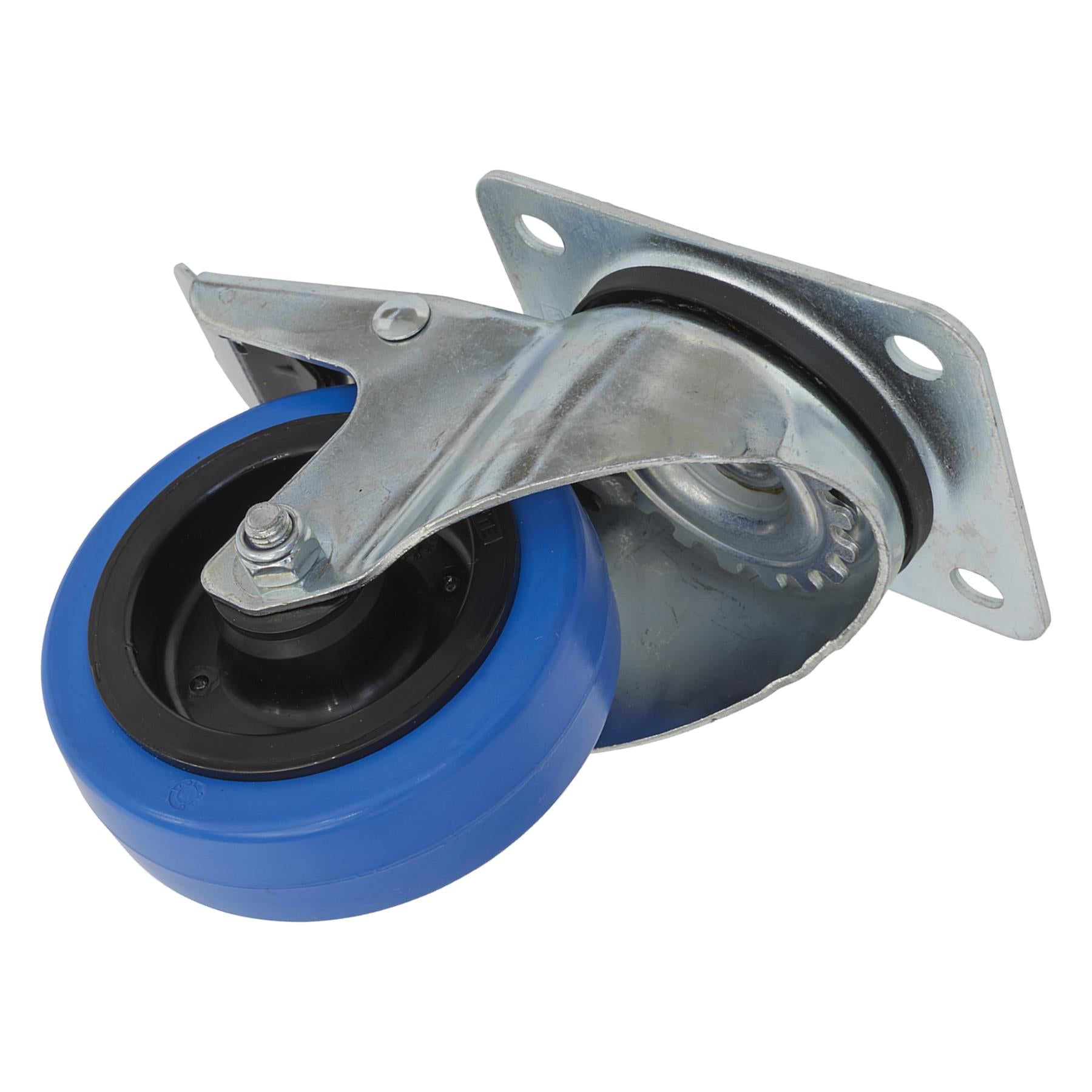 Sealey Castor Wheel Swivel Plate with Total Lock 100mm