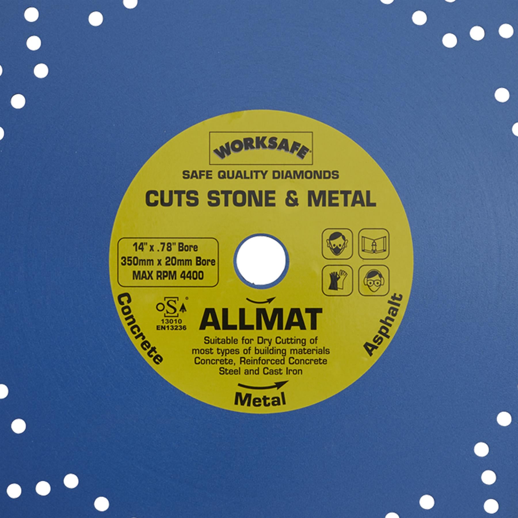 Platinum Allmat Diamond Blade 350 x 20mm