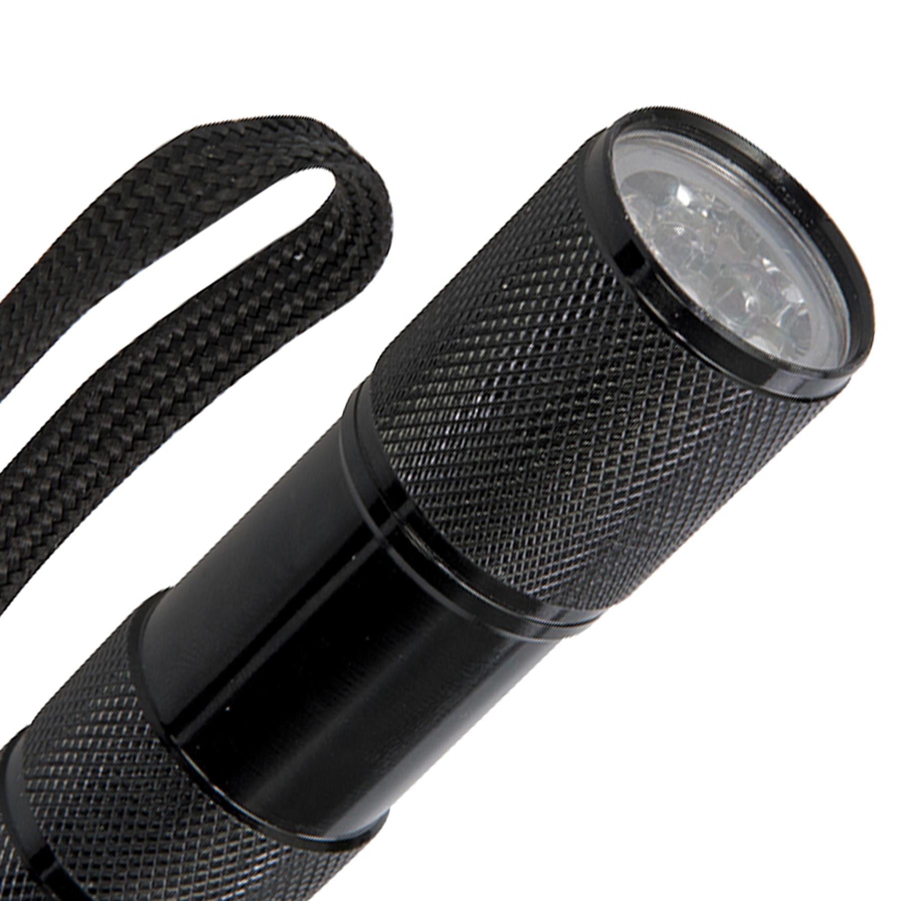 Black Light Uv Torch 9 Led Gas Leak, Safety,Money,Fluid Pet Stain Use