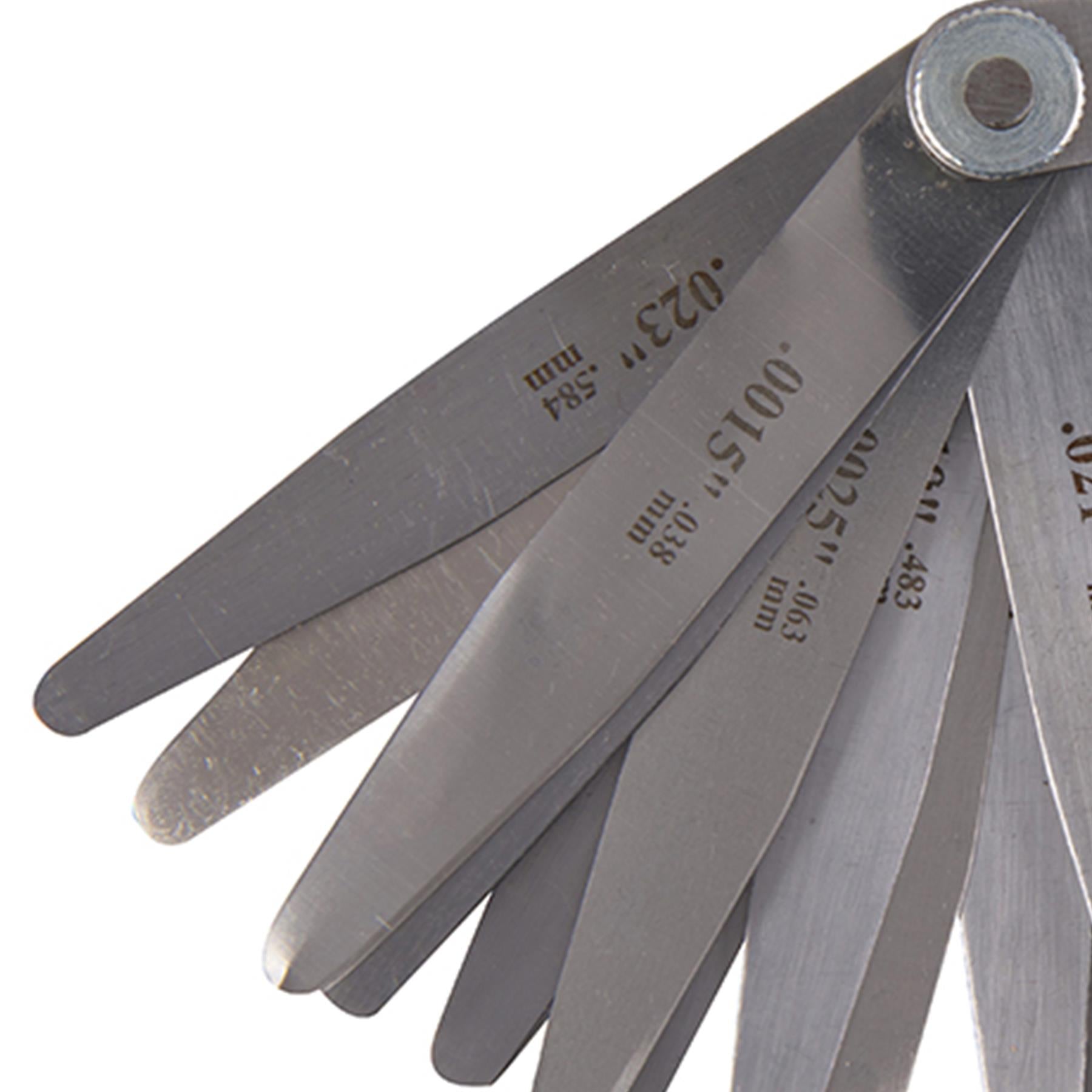 Feeler Gauge 26 Leaves (0.051 - 0.635mm) Hardened And Polished Carbon Steel