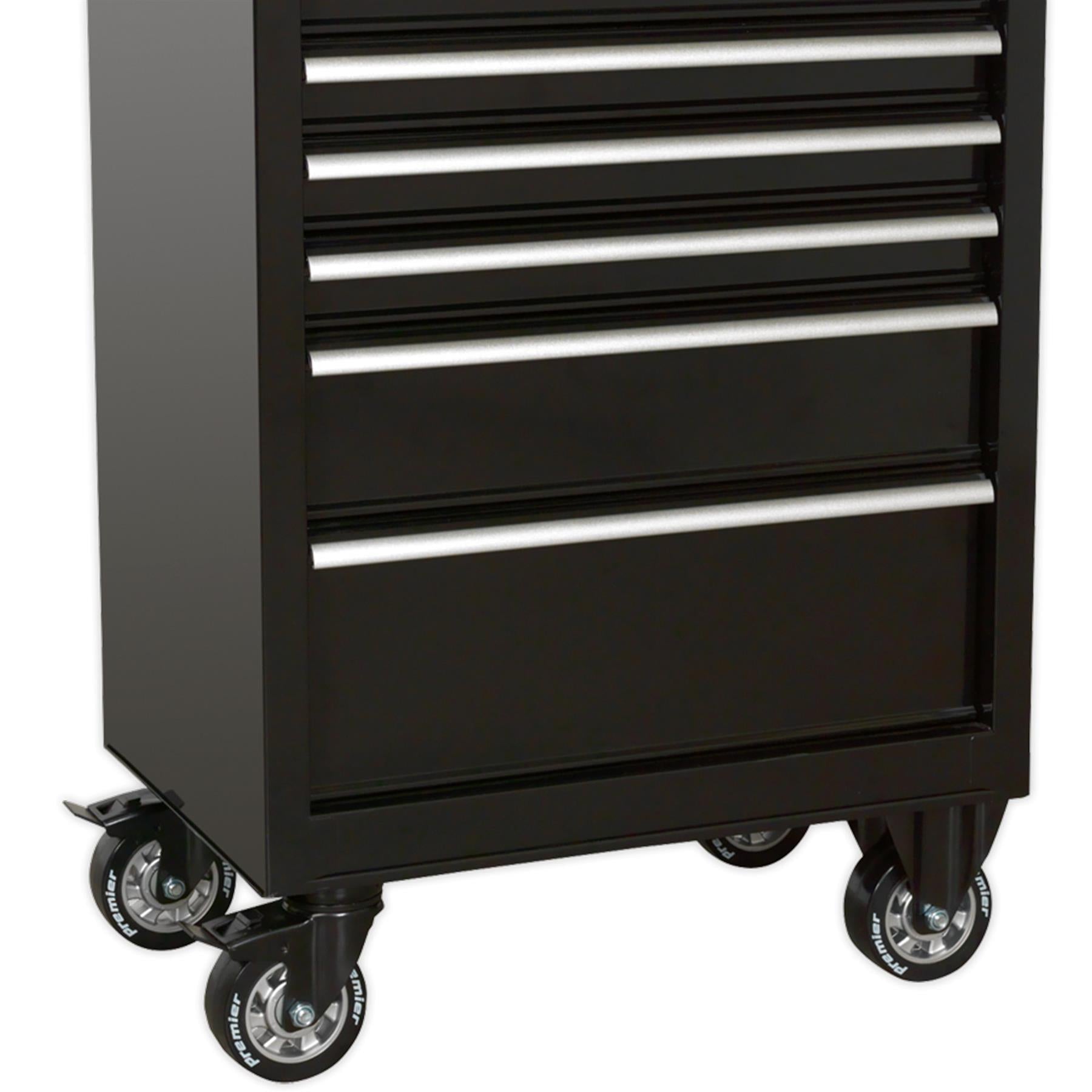 Sealey Rollcab 6 Drawer 675mm Heavy-Duty Black