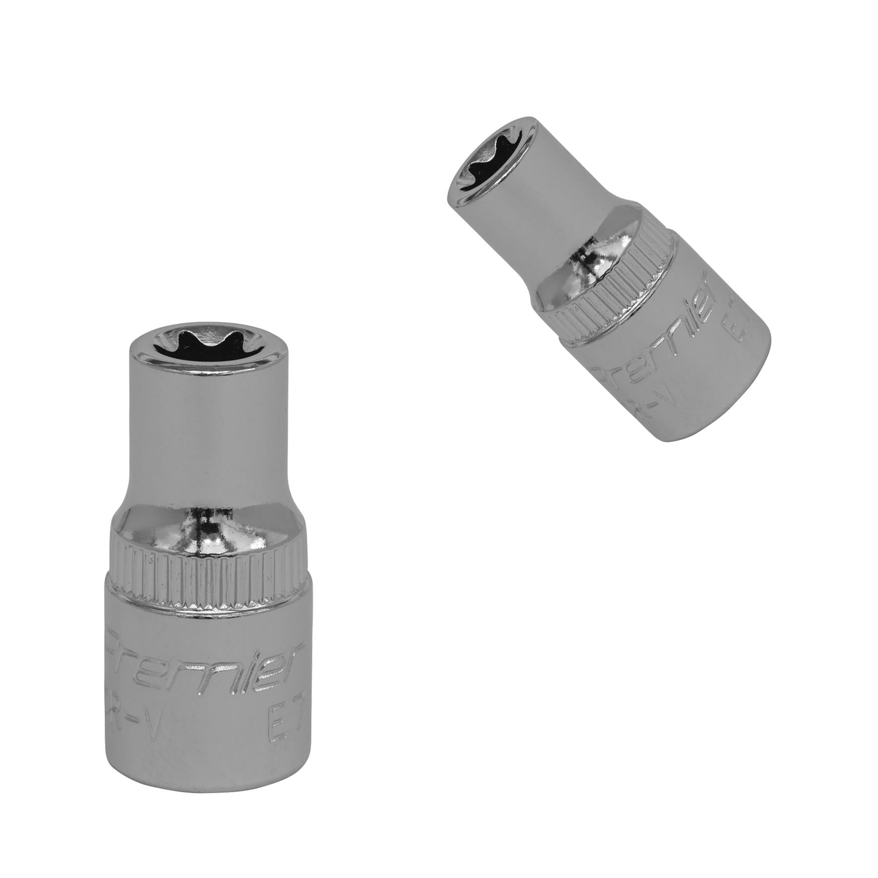 Sealey TRX-Star* Socket E7 1/4"Sq Drive Chrome Vanadium Steel