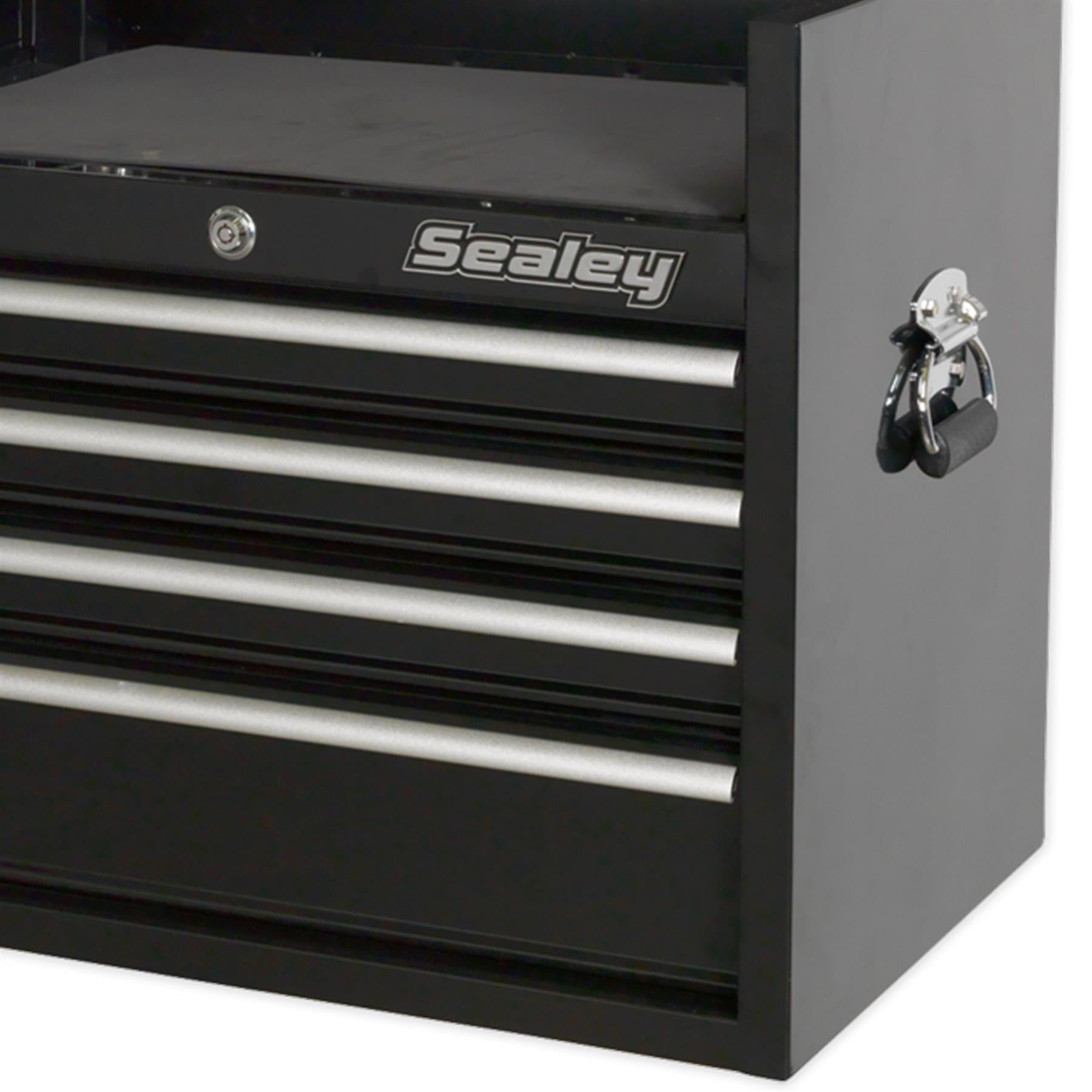 Sealey Topchest 4 Drawer 660mm Heavy-Duty Black